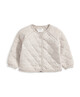 Oversized Jersey Quilted Jacket - Sand image number 2