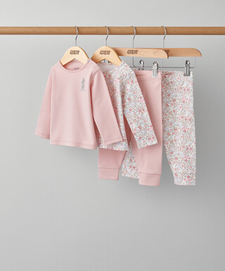 2 Pack Long Sleeve Vintage Floral Pyjamas
