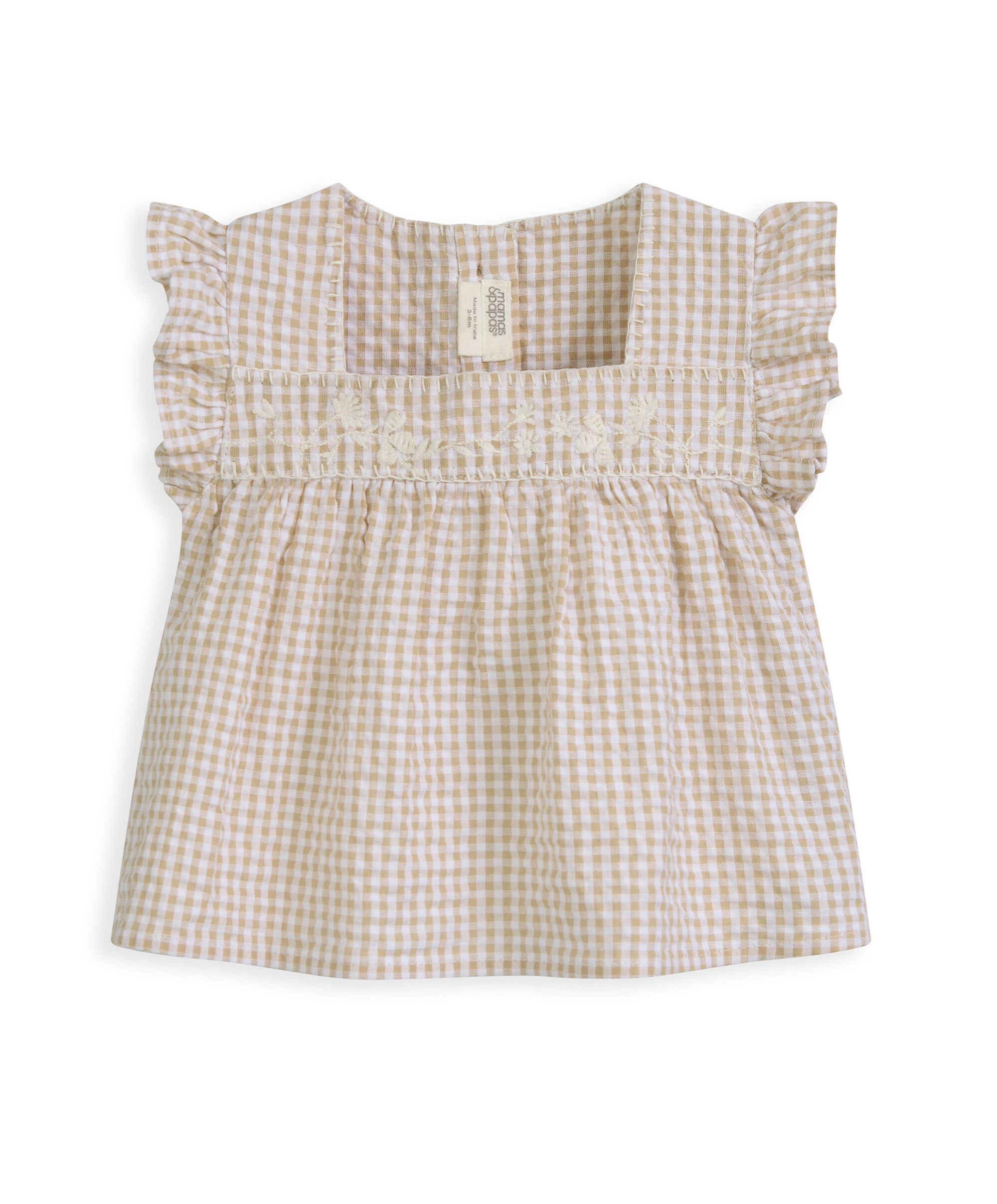 Pink Gingham Blouse & Bloomers image number 3