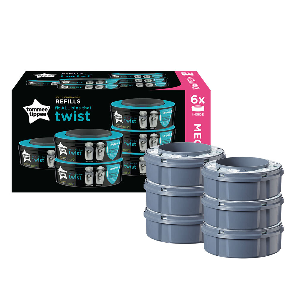 Tommee Tippee Sangenic Universal Cassette 6Pc image number 1
