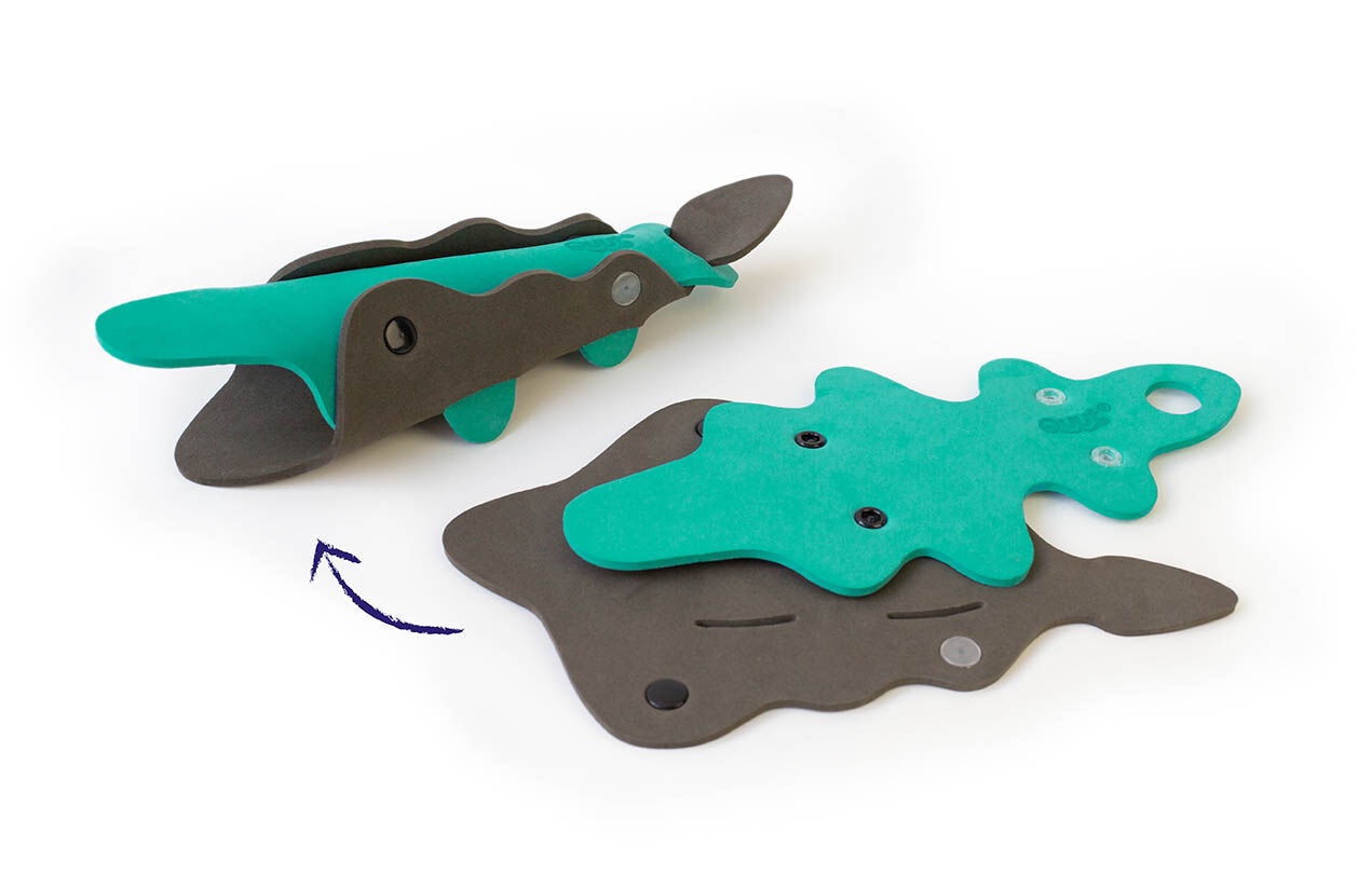 Quut Quutopia Bathtime Stories 3D Crocodile River image number 2