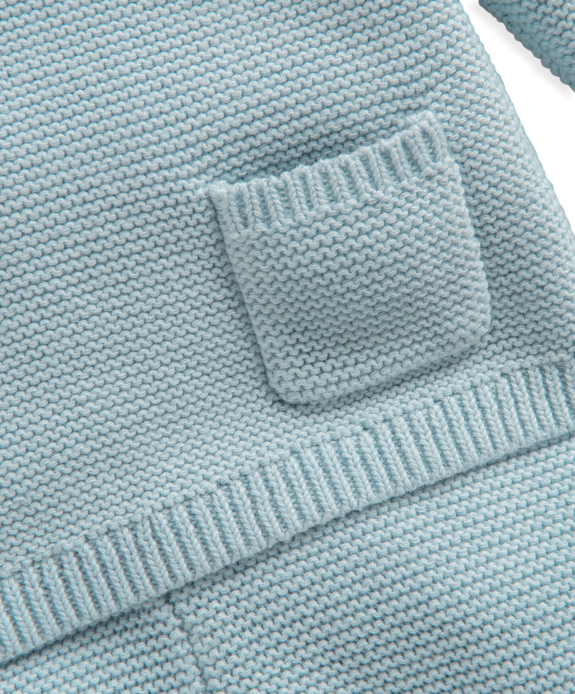 Blue Knitted 2 Piece Set image number 4