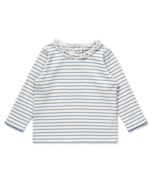 Striped Frill T-Shirt image number 1