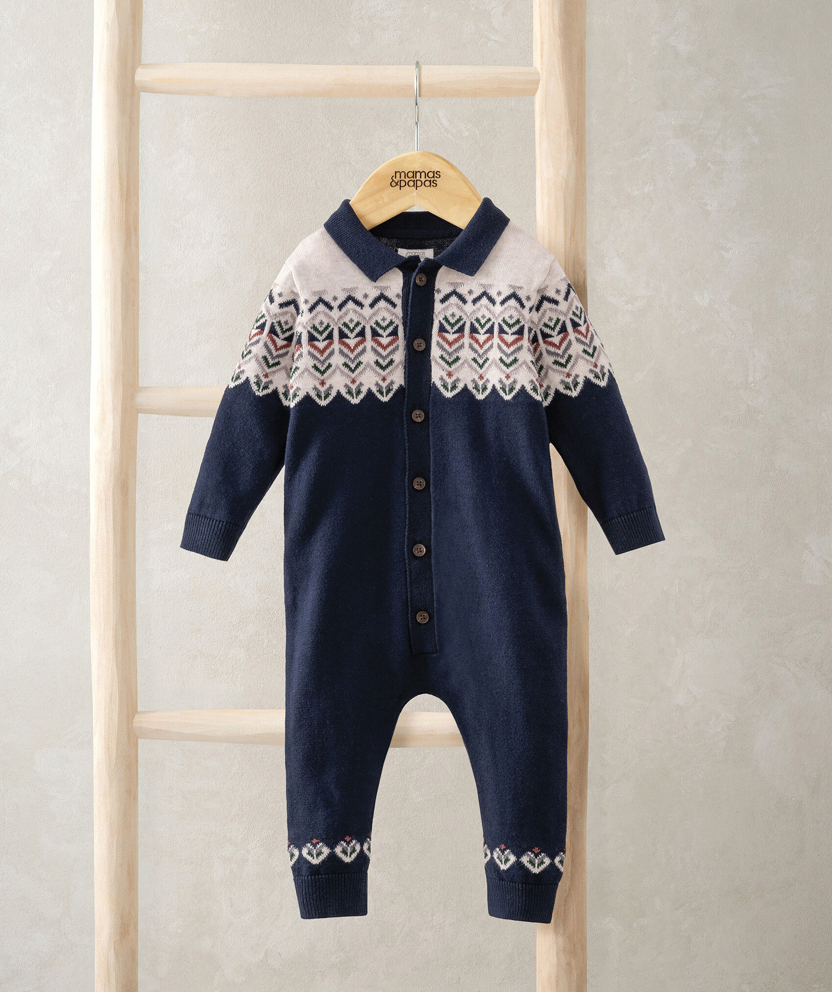 Fairisle Knitted Romper