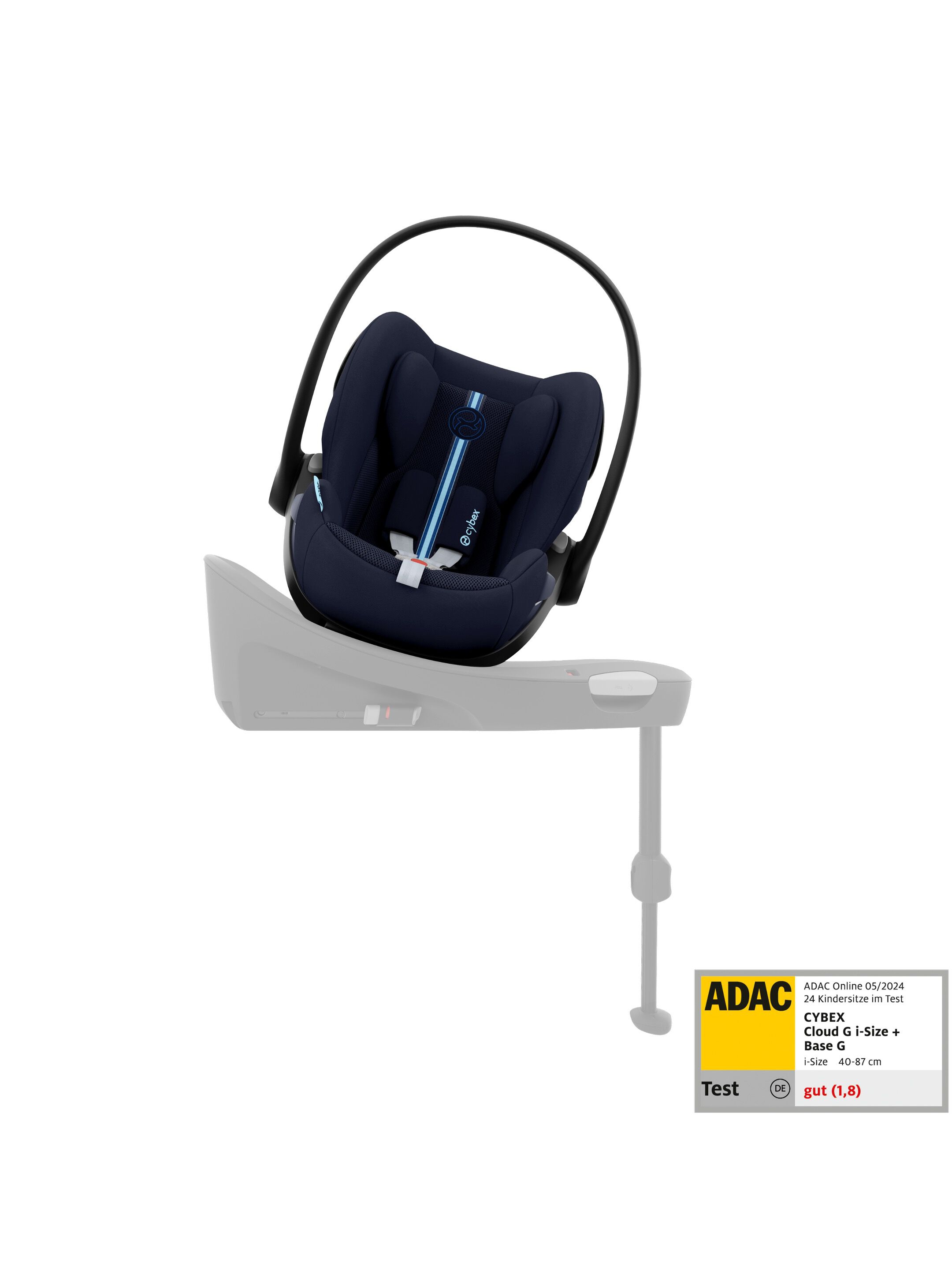 Cybex - Cloud G i-Size Plus/Ocean Blue-Navy Blue image number 7