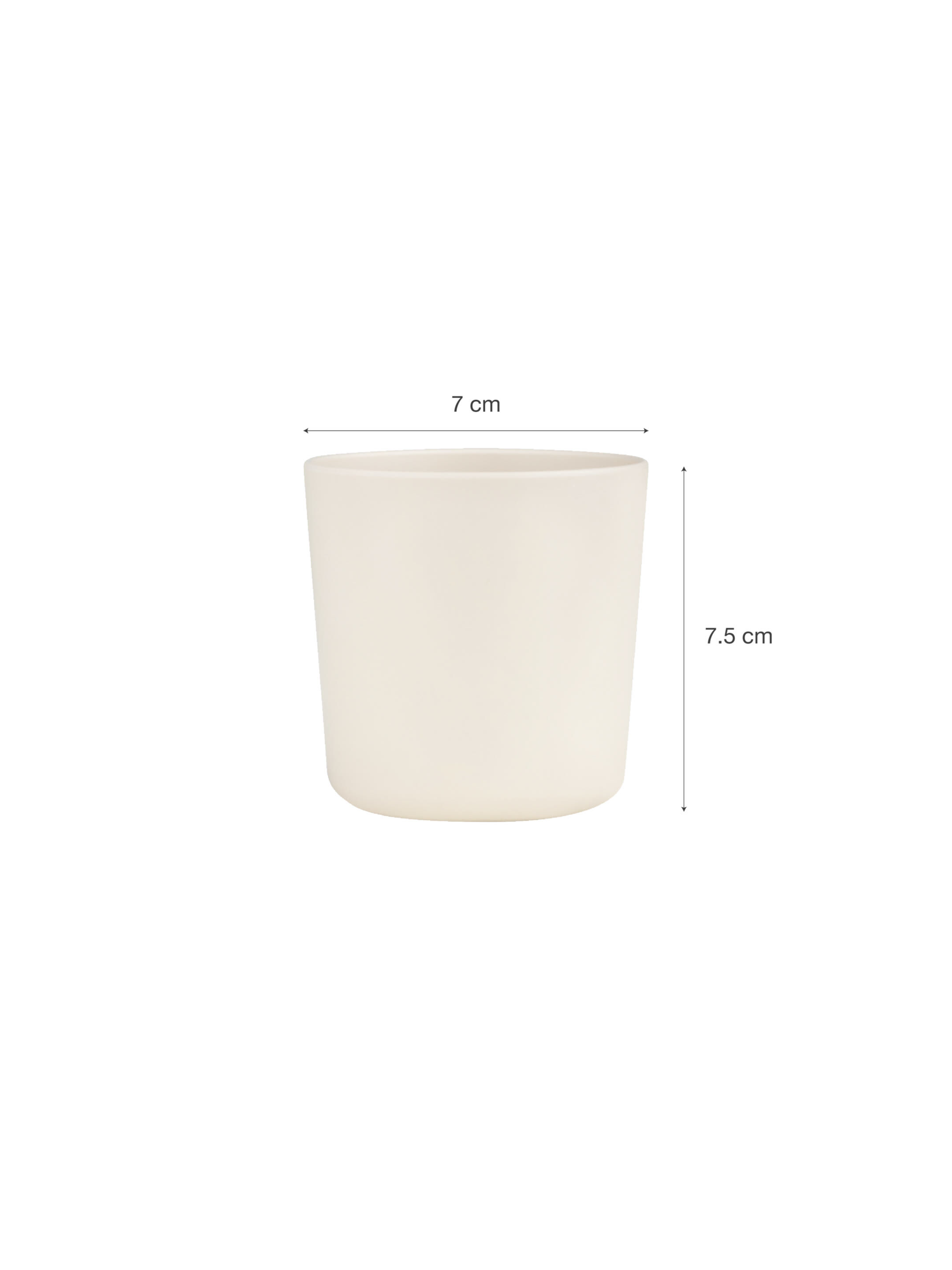Citron Bio Based Cup Set of 4 - Pink/Cream image number 4