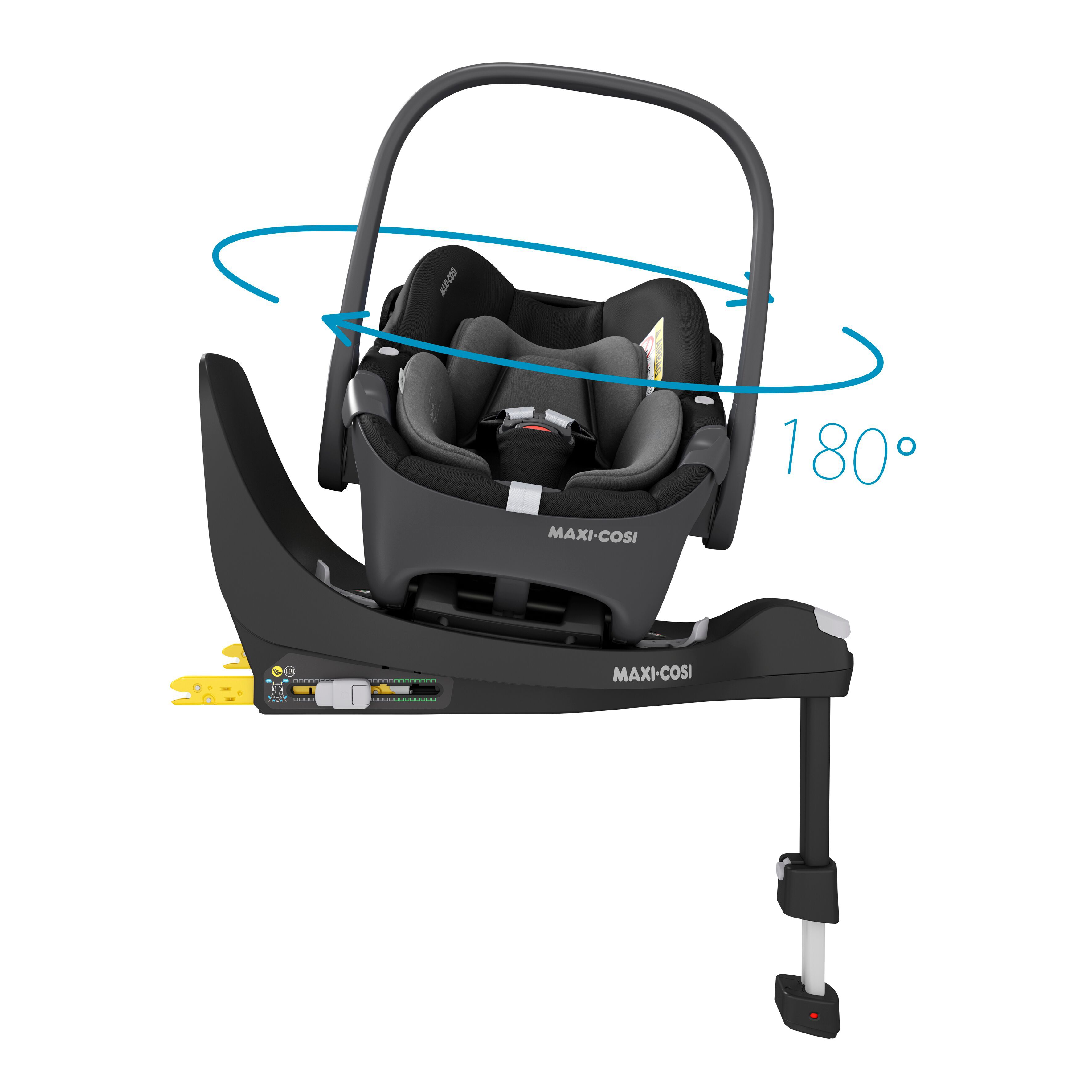 Buy Maxi Cosi Pebble 360 Car Seat Essential Black New Born Car Seats Mamas Papas Qatar