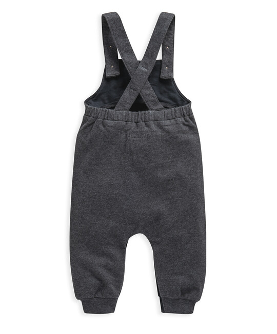 Charcoal Jersey Dungaree image number 2
