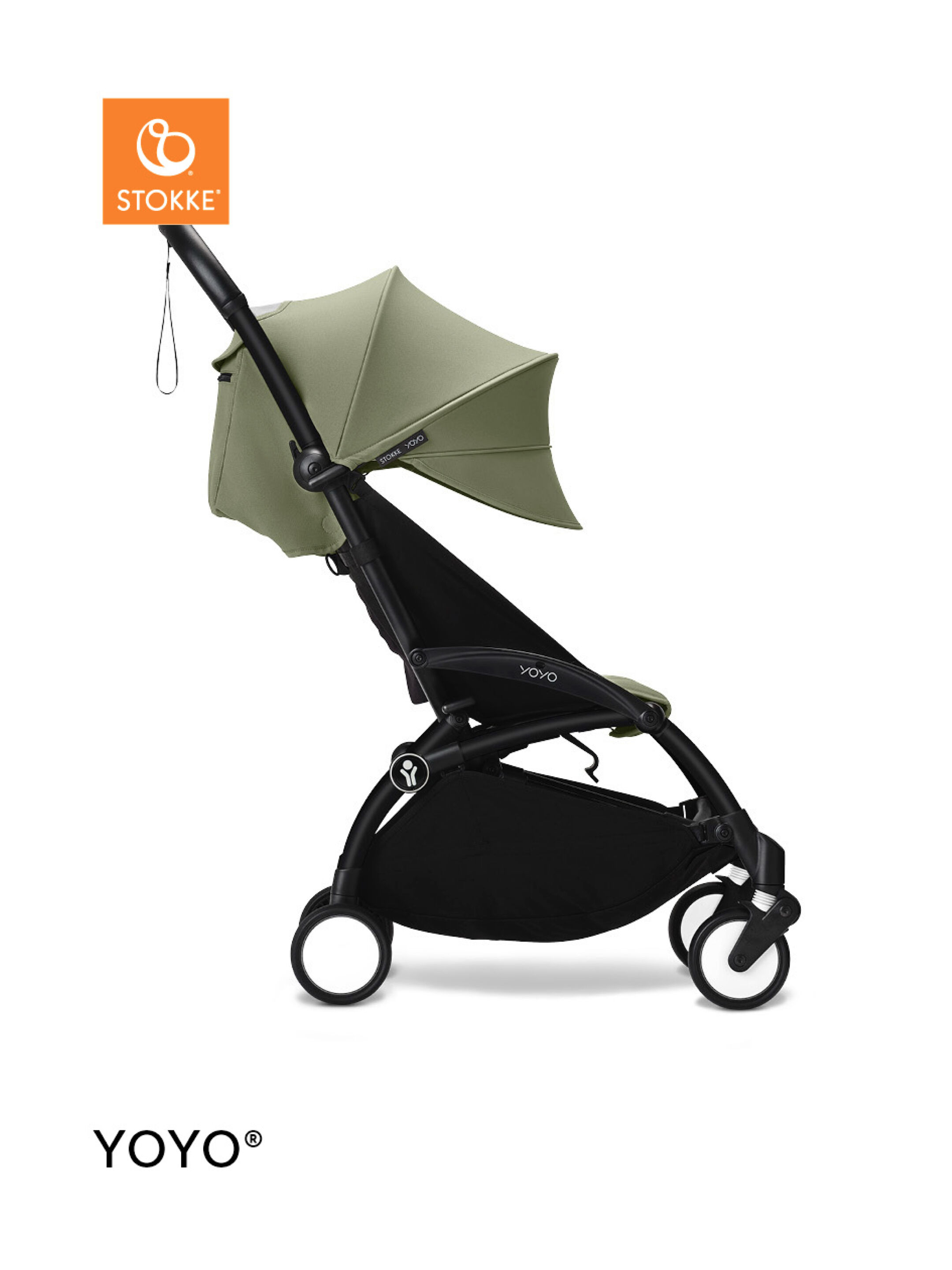 Stokke YOYO3 Black Frame with 6+ Color Pack Olive (2 Pieces) image number 2