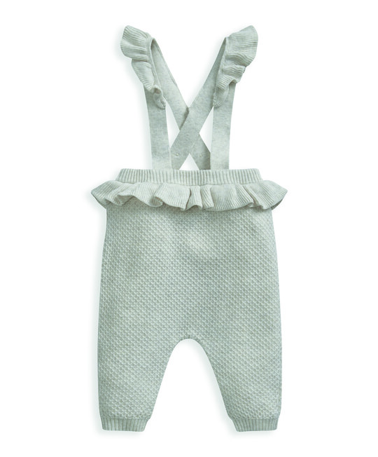 Frill Knitted Dungaree Set - 2 Piece Set image number 4