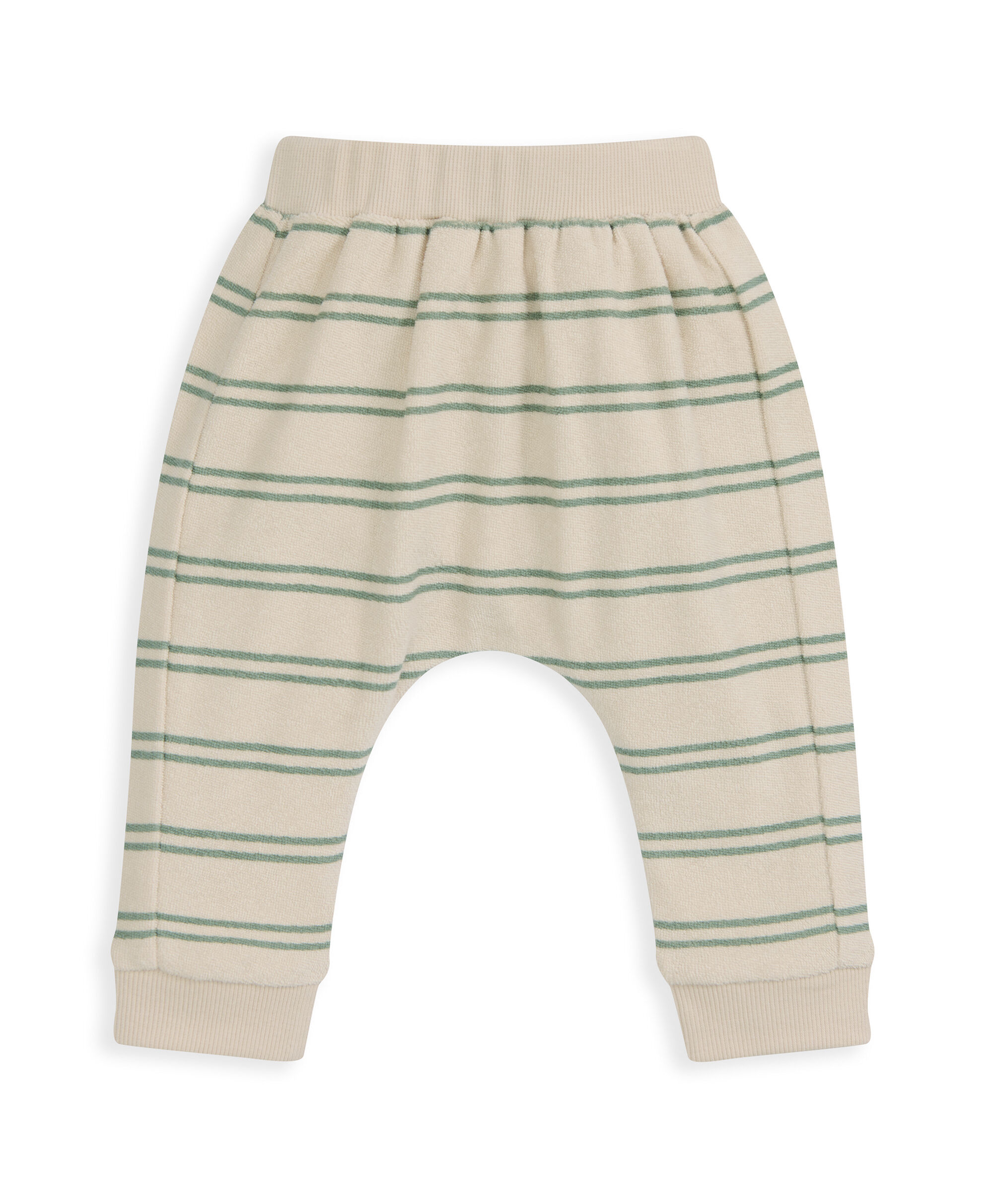 Stripped Terry Towelling T-Shirt & Joggers Set image number 5