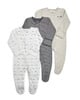 Wild & Free Jersey Sleepsuits - 3 Pack image number 1