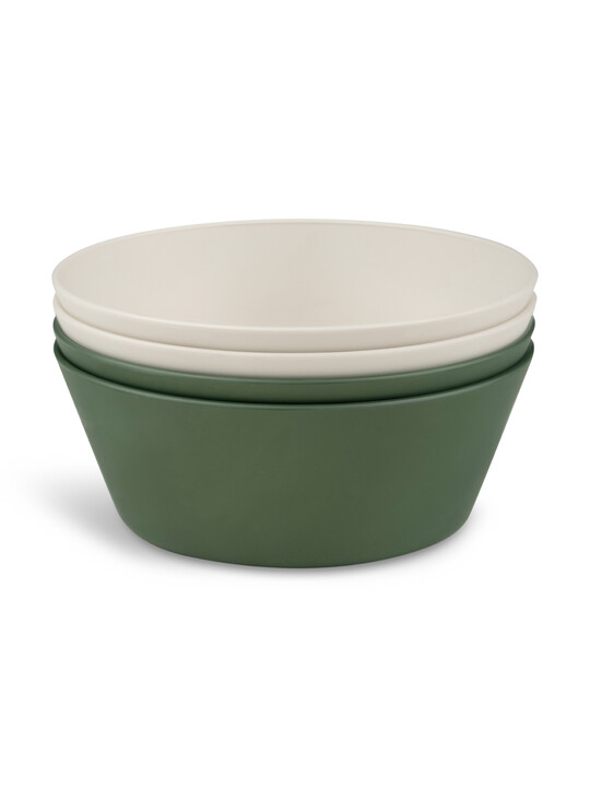 Citron Bio Based Bowl Set of 4 - Green/Cream image number 2
