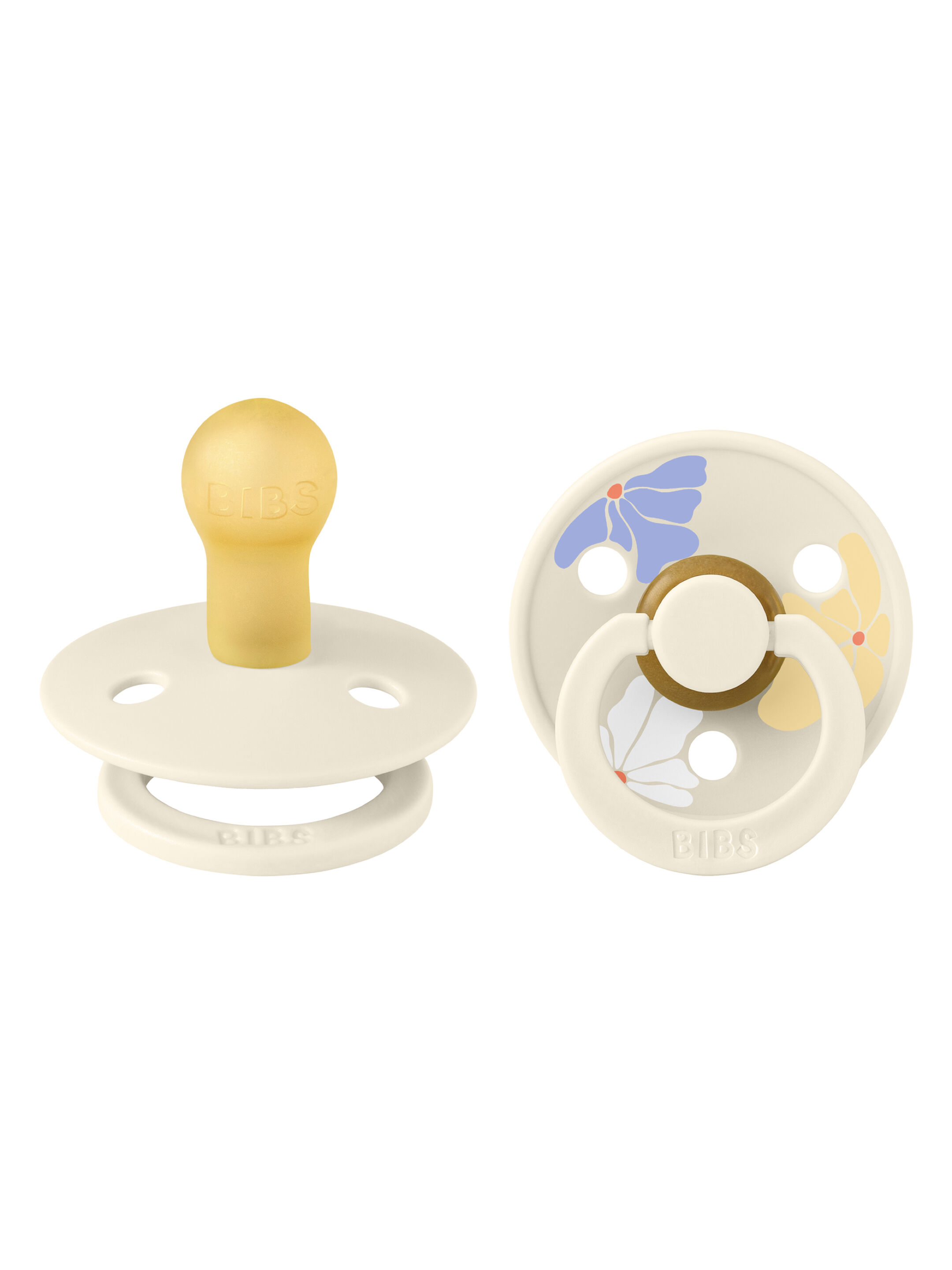 Bibs 2 Pack Colour Morning Bloom Latex S1 - Ivory Mix (0+ months) image number 2