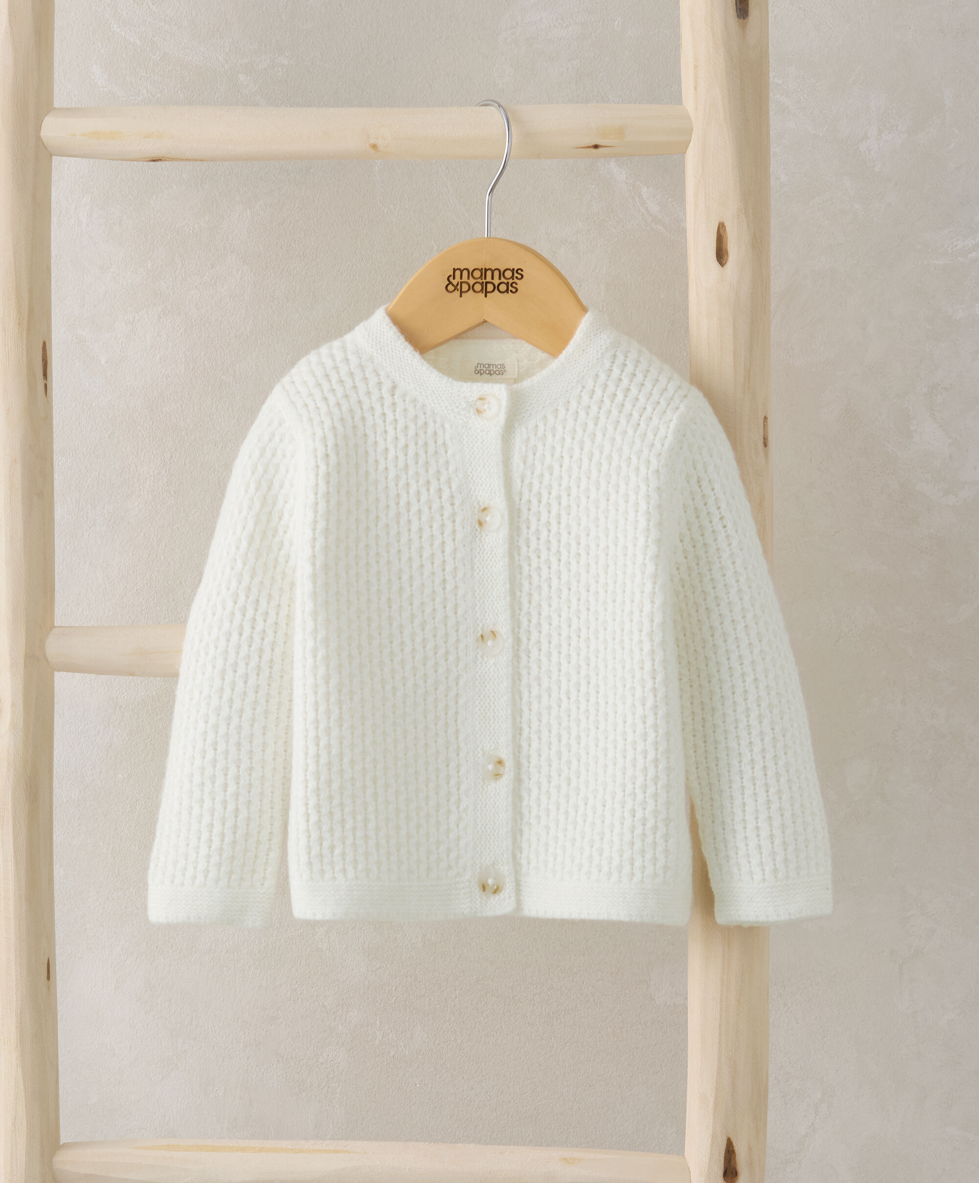 Buy Knitted Cardigan White Jackets Jumpers Cardigans Mamas Papas Qatar