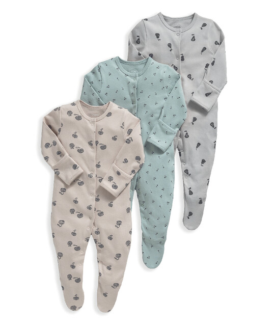 3 Pack Orchard Sleepsuits image number 2