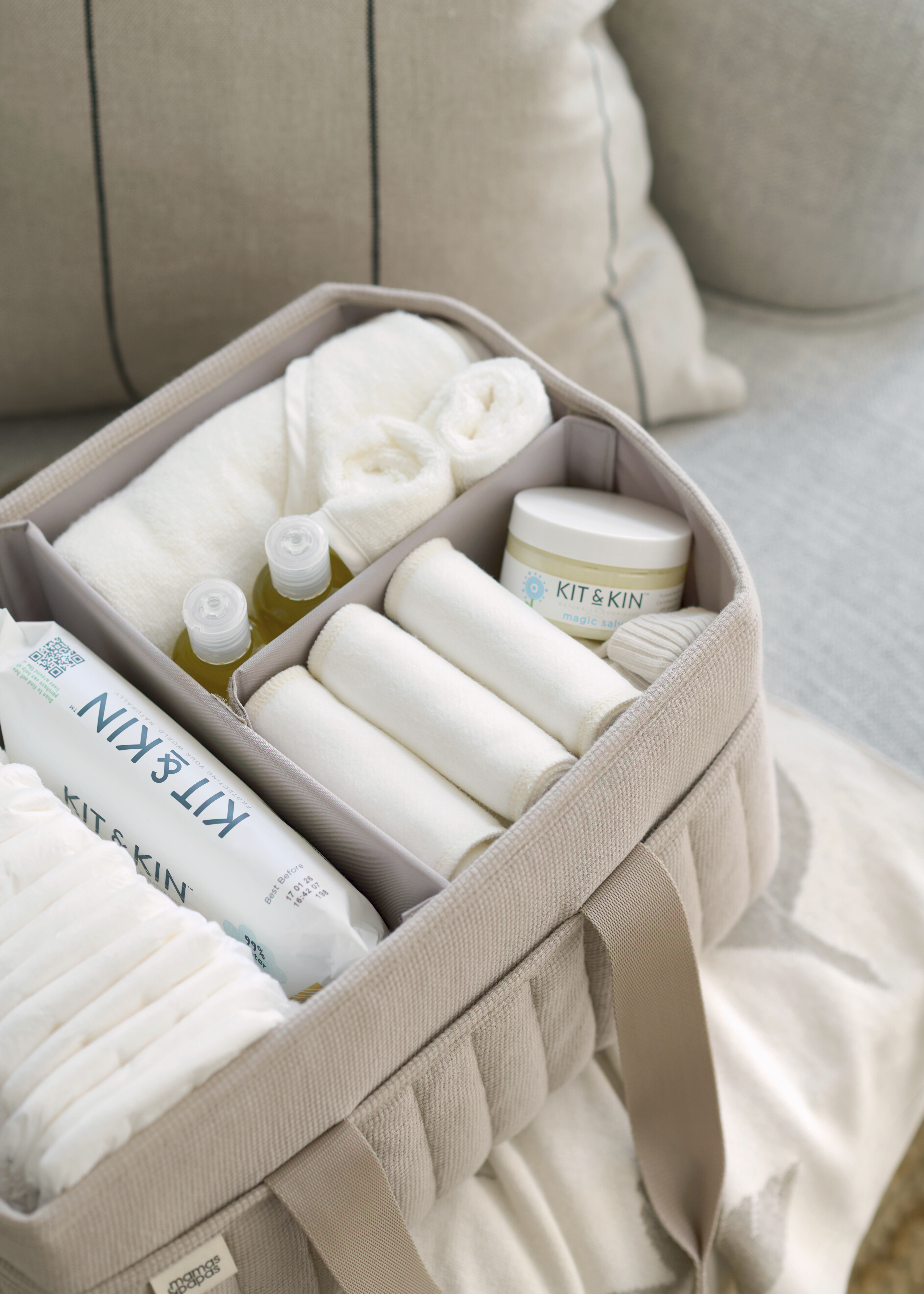 Nappy Caddy - Cashmere Waffle image number 3