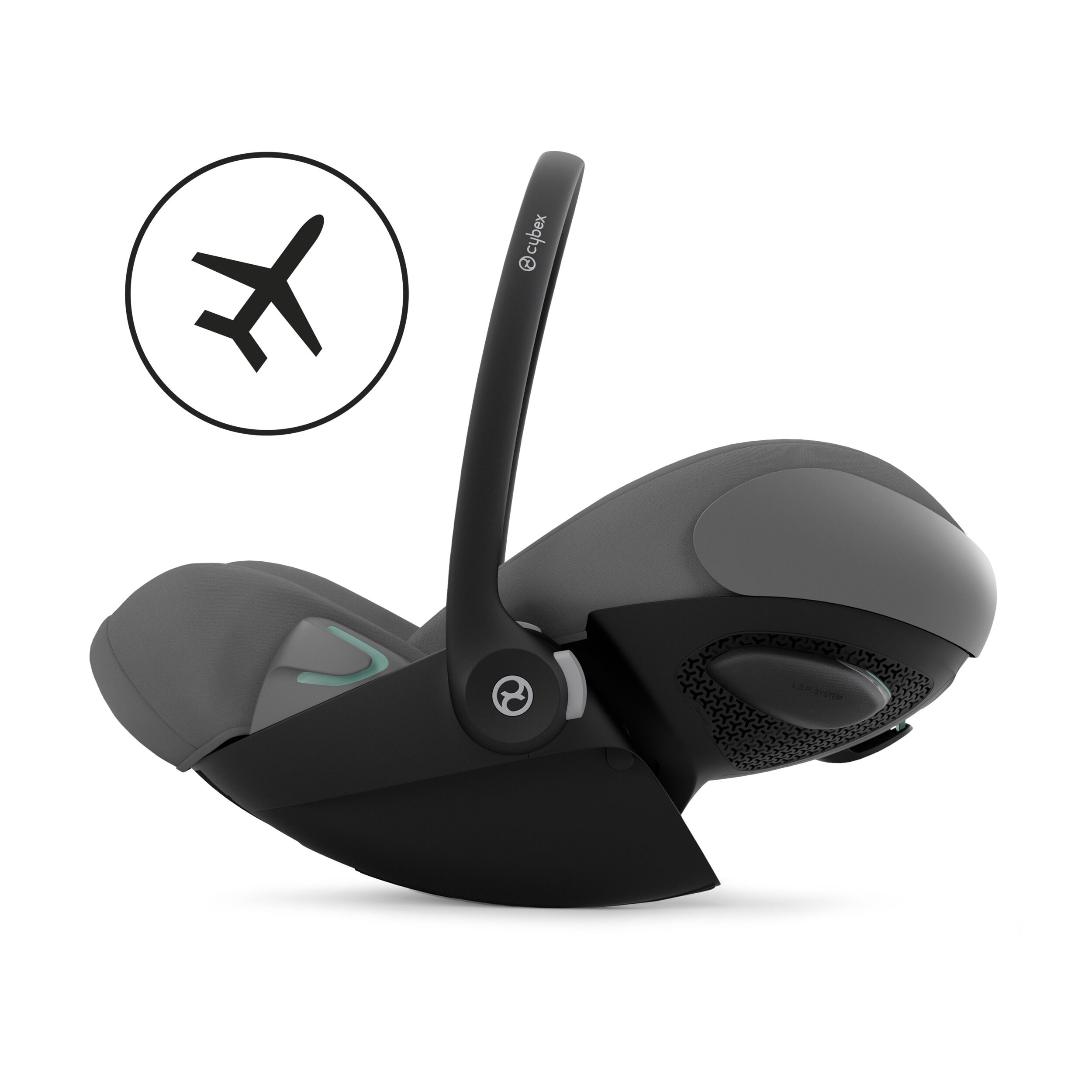 Cybex Cloud G i-Size Infant Car Seat - Lava Grey image number 3