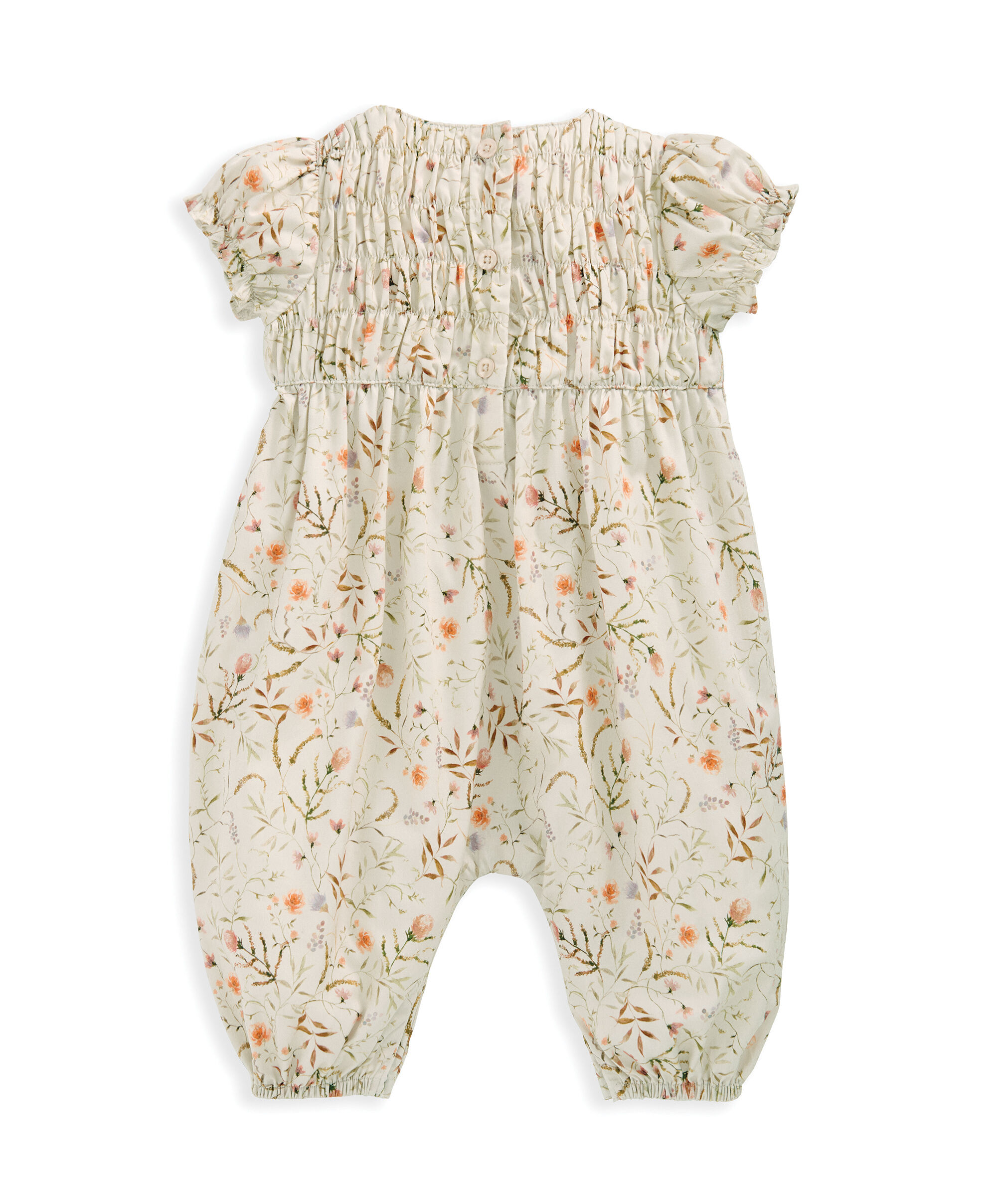 Floral Smock Romper image number 2