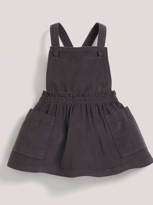 Cord Pinafore Grey- 12-18 months image number 1