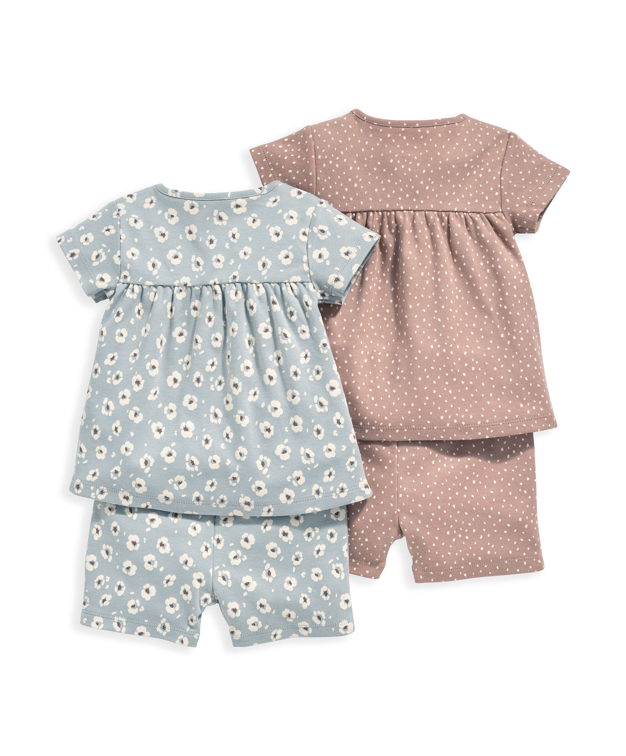 2 Pack Contemp Floral Pyjamas Short image number 3