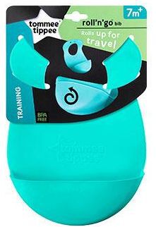 Tommee Tippee Explora Roll and Go Bib - Blue image number 2