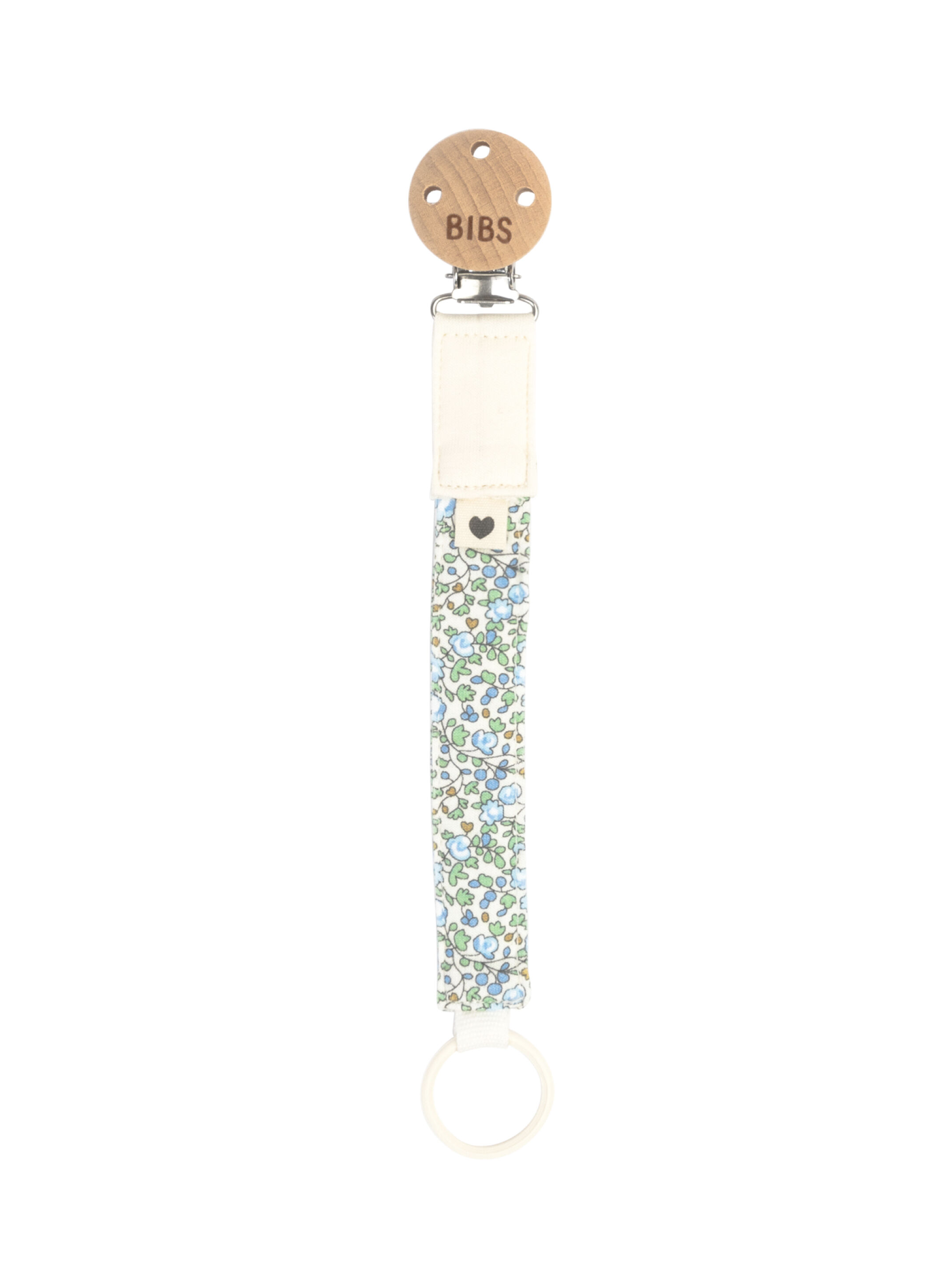 BIBS x Liberty Pacifier Clip Eloise Ivory image number 1
