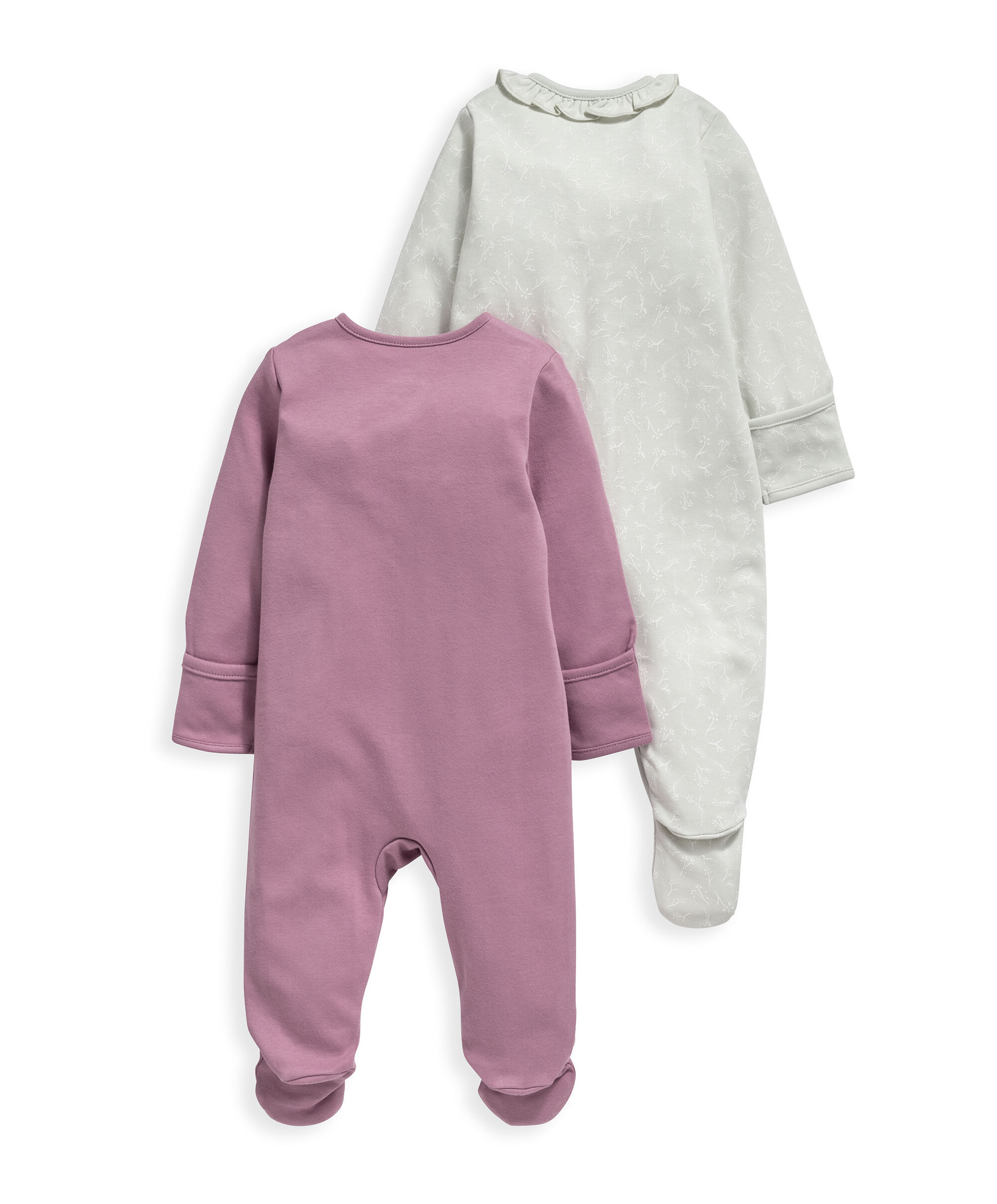 2 Pack Flower Bouquet Sleepsuits image number 2