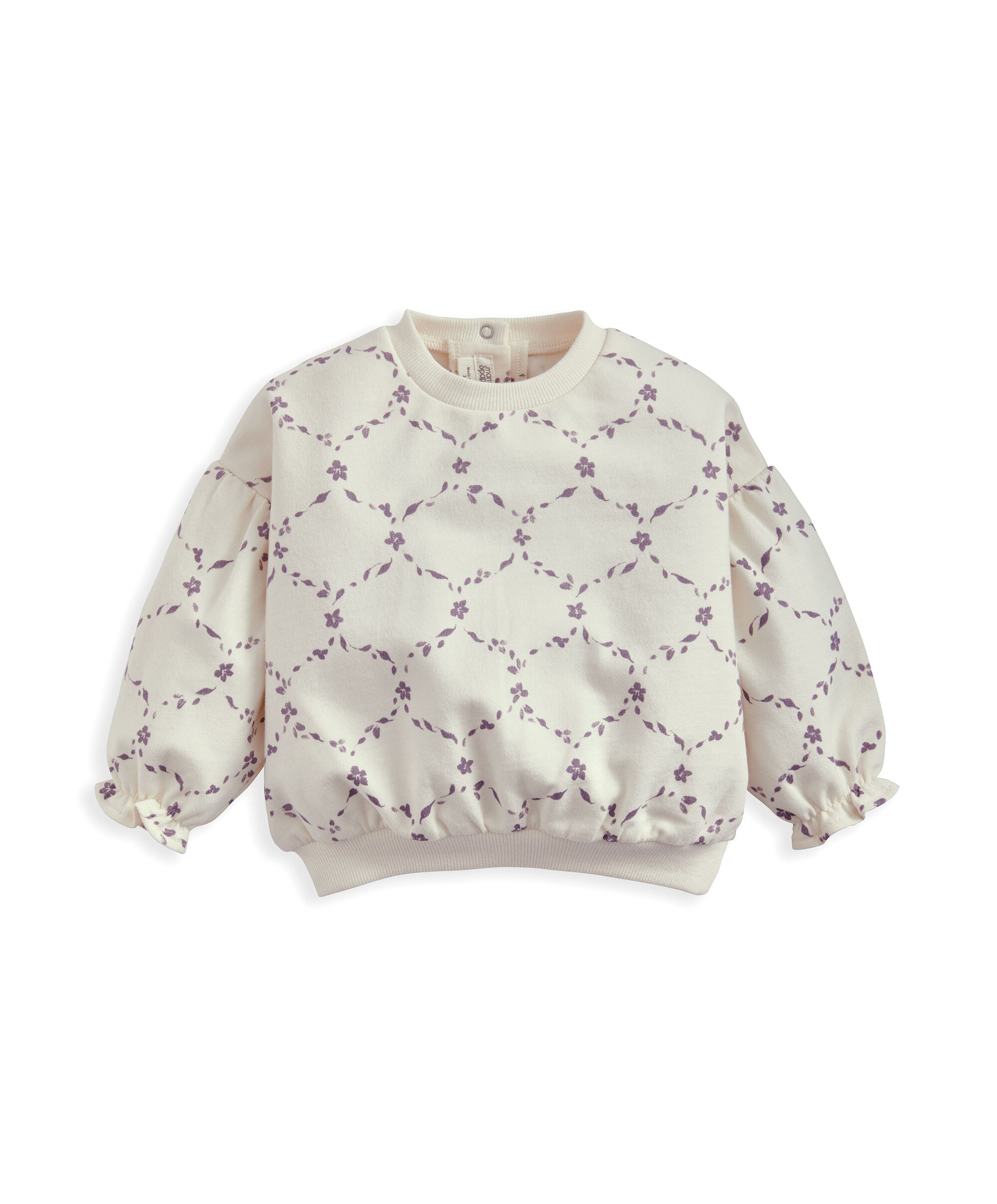 Trellis Print Sweatshirt image number 2