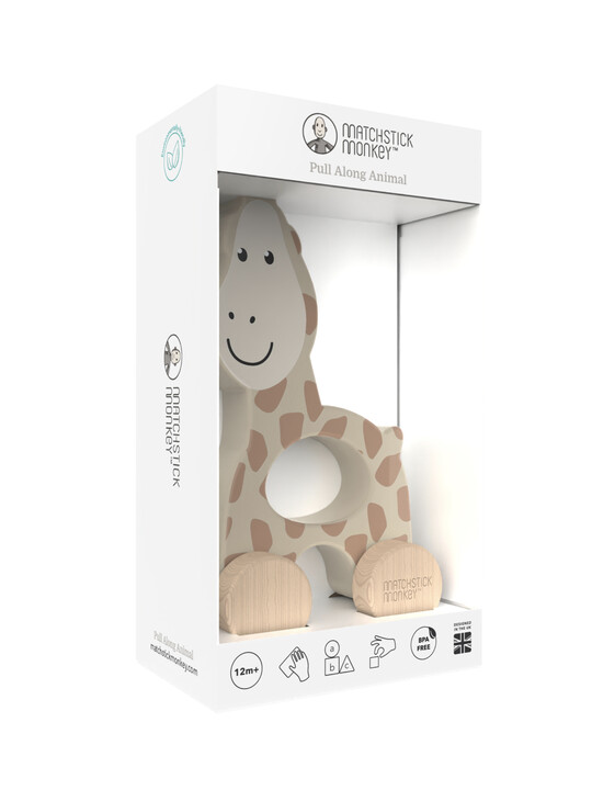 Buy Matchstick Monkey Playtime Pull Along Animal Gigi Giraffe Travel Activity Toys Mamas Papas Qatar