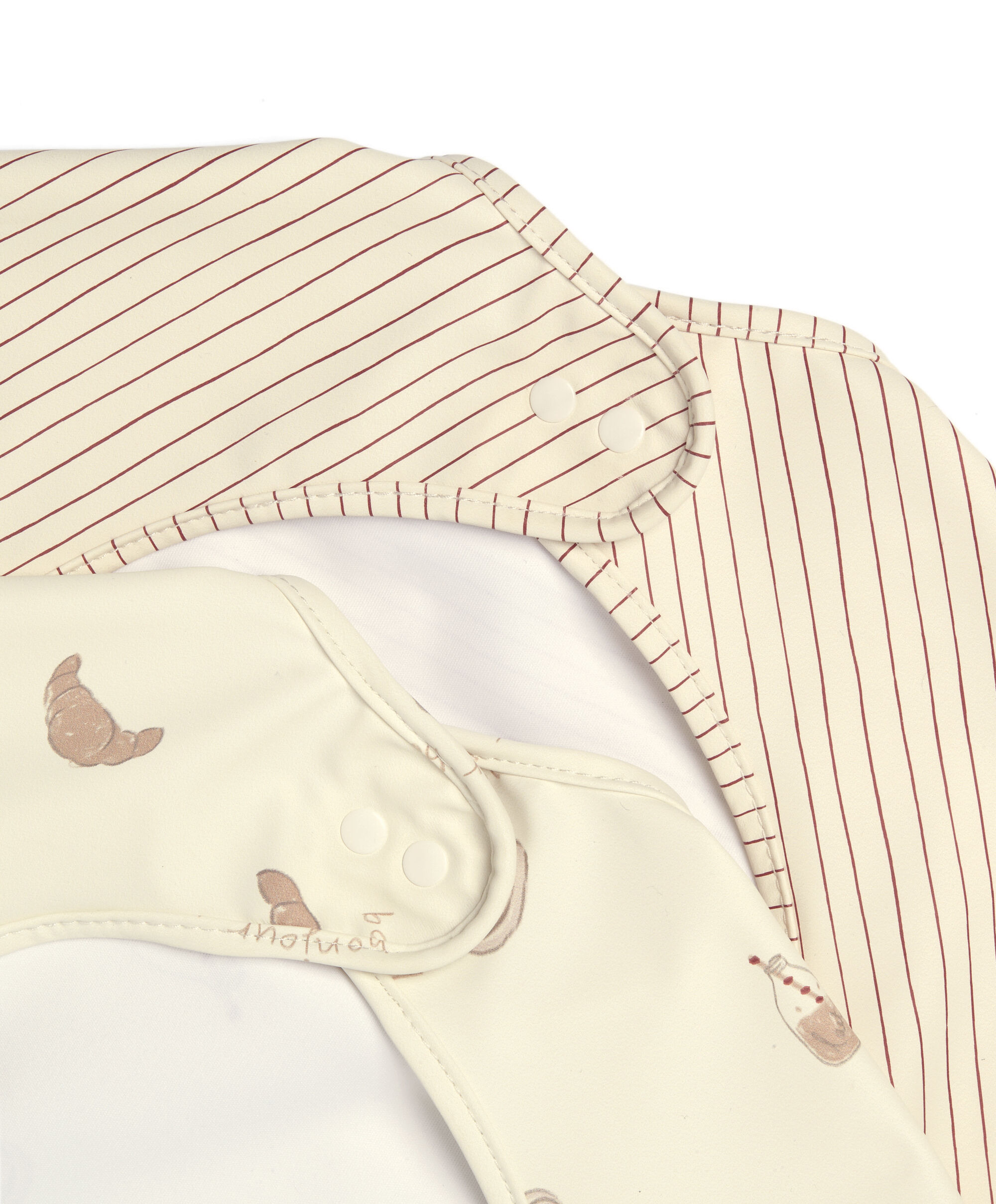 Long Sleeve Bib (Pack of 2) - Bonjour Bebe image number 2