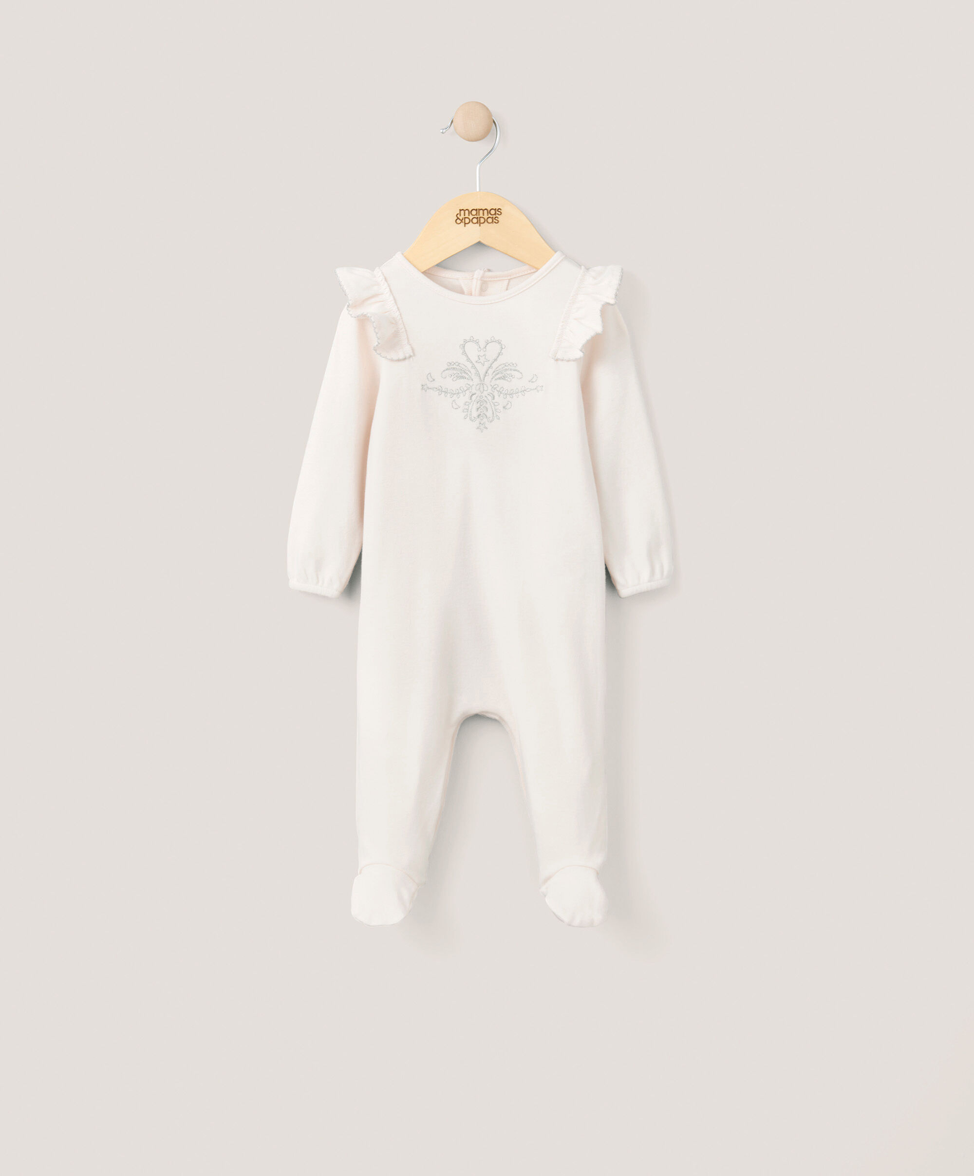 Eid Frill Sleepsuit - Pink image number 1