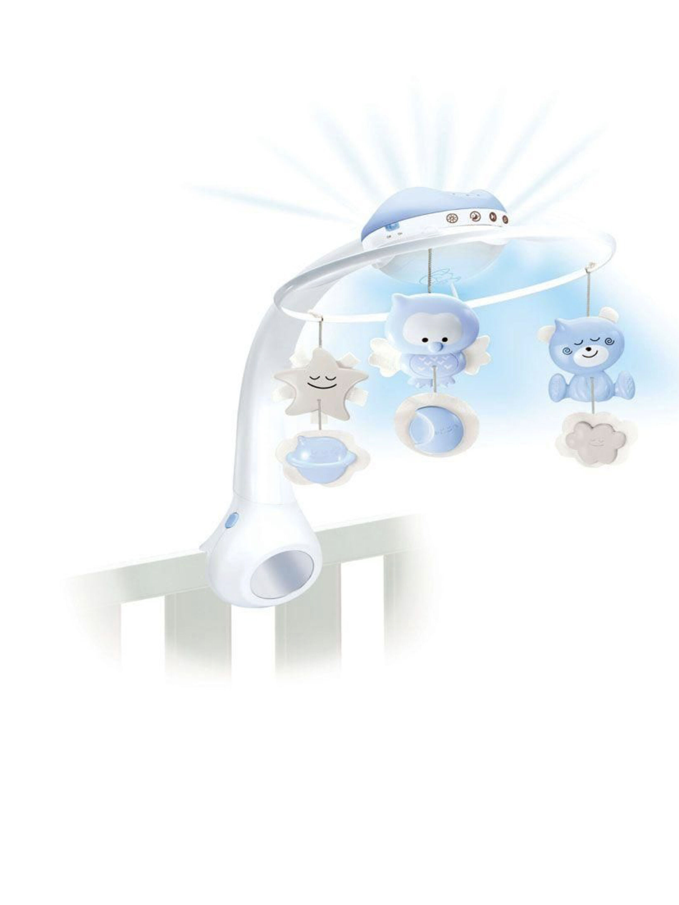 Infantino 3 In 1 Projector Musical Mobile - Blue image number 2