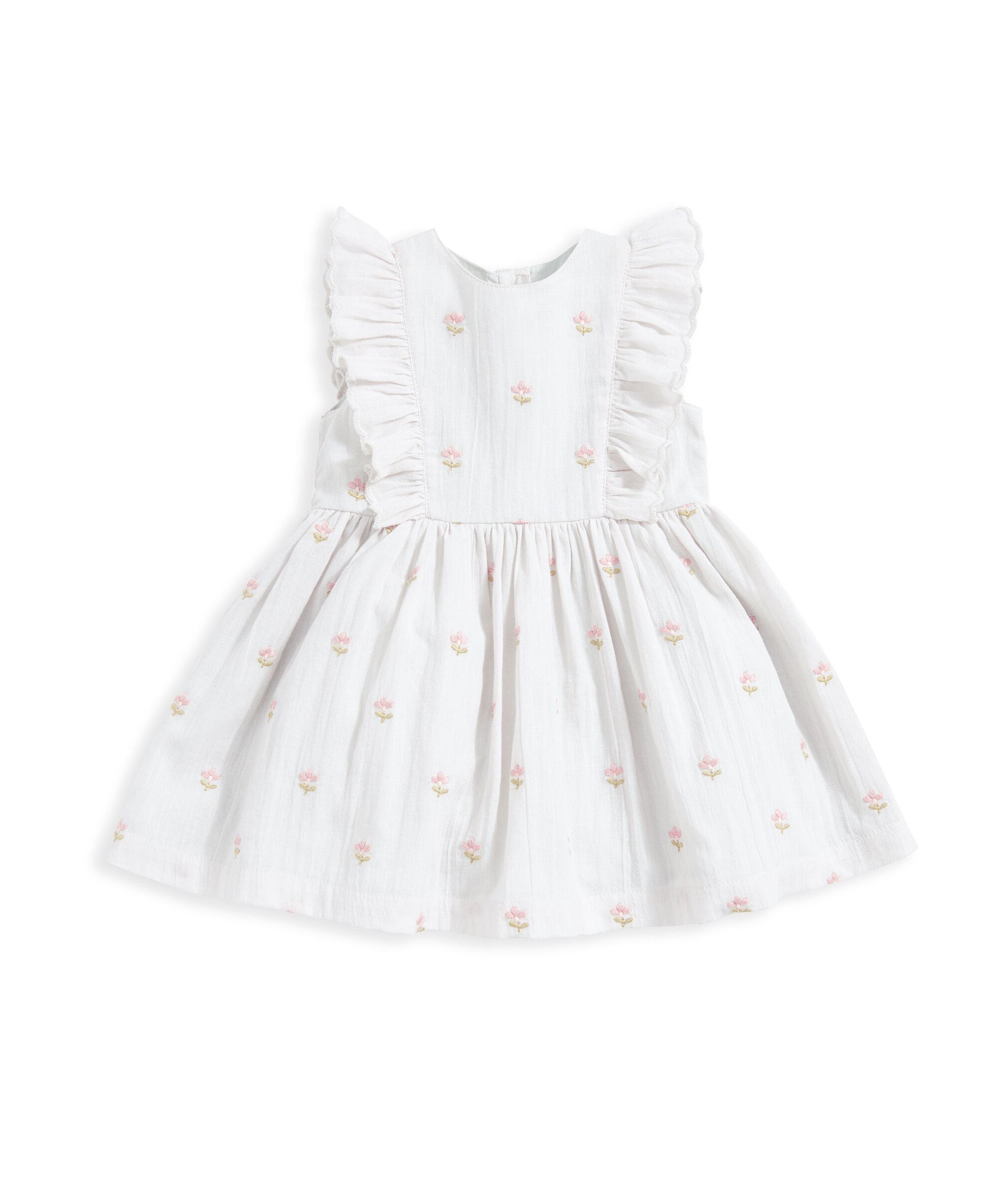 Embroidered Dress - Blue image number 2