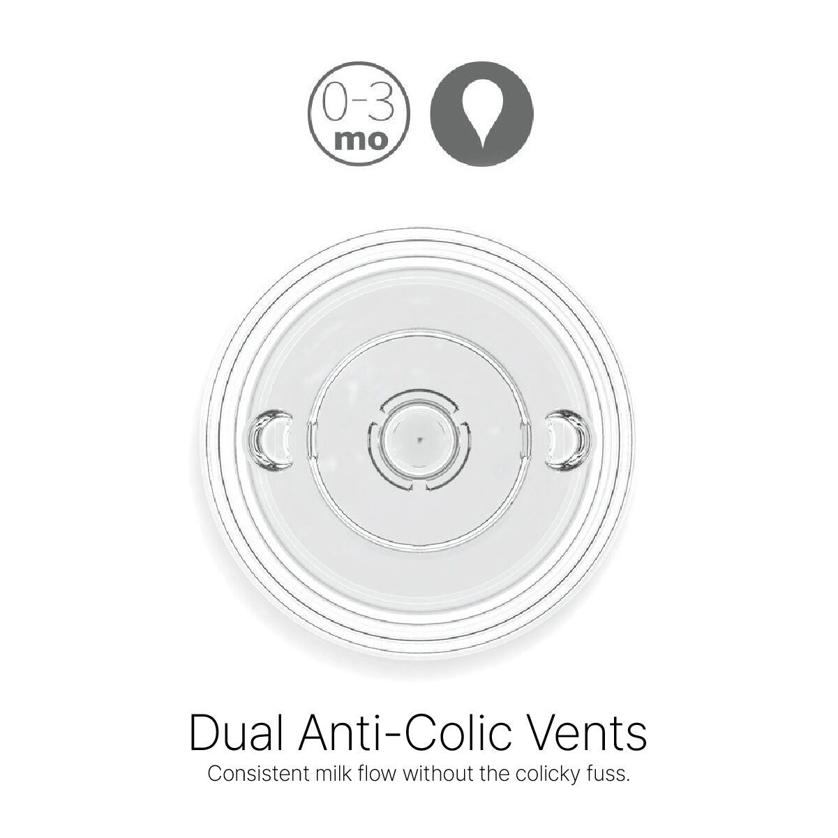 Comotomo Natural Teat Silicone Nipples (Slow Flow) Transparent 2 Pcs image number 4