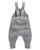 Grey Knitted Ribbed Dungaree image number 2