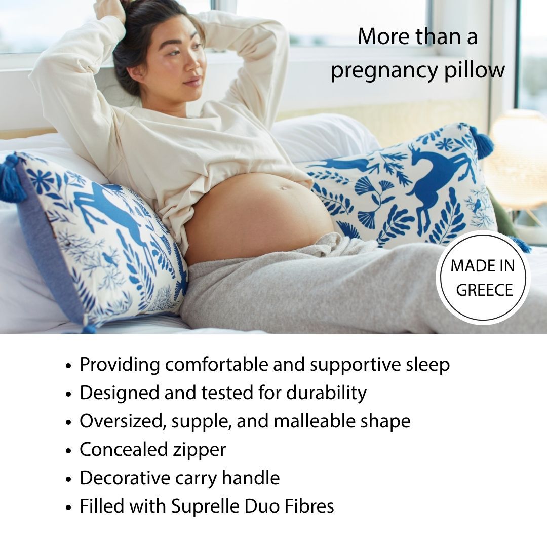 DockATot Cosset Supportive Body Pillow - Blue Woodland image number 3