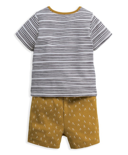 Chevron Stripe Jersey Short Pyjamas image number 2