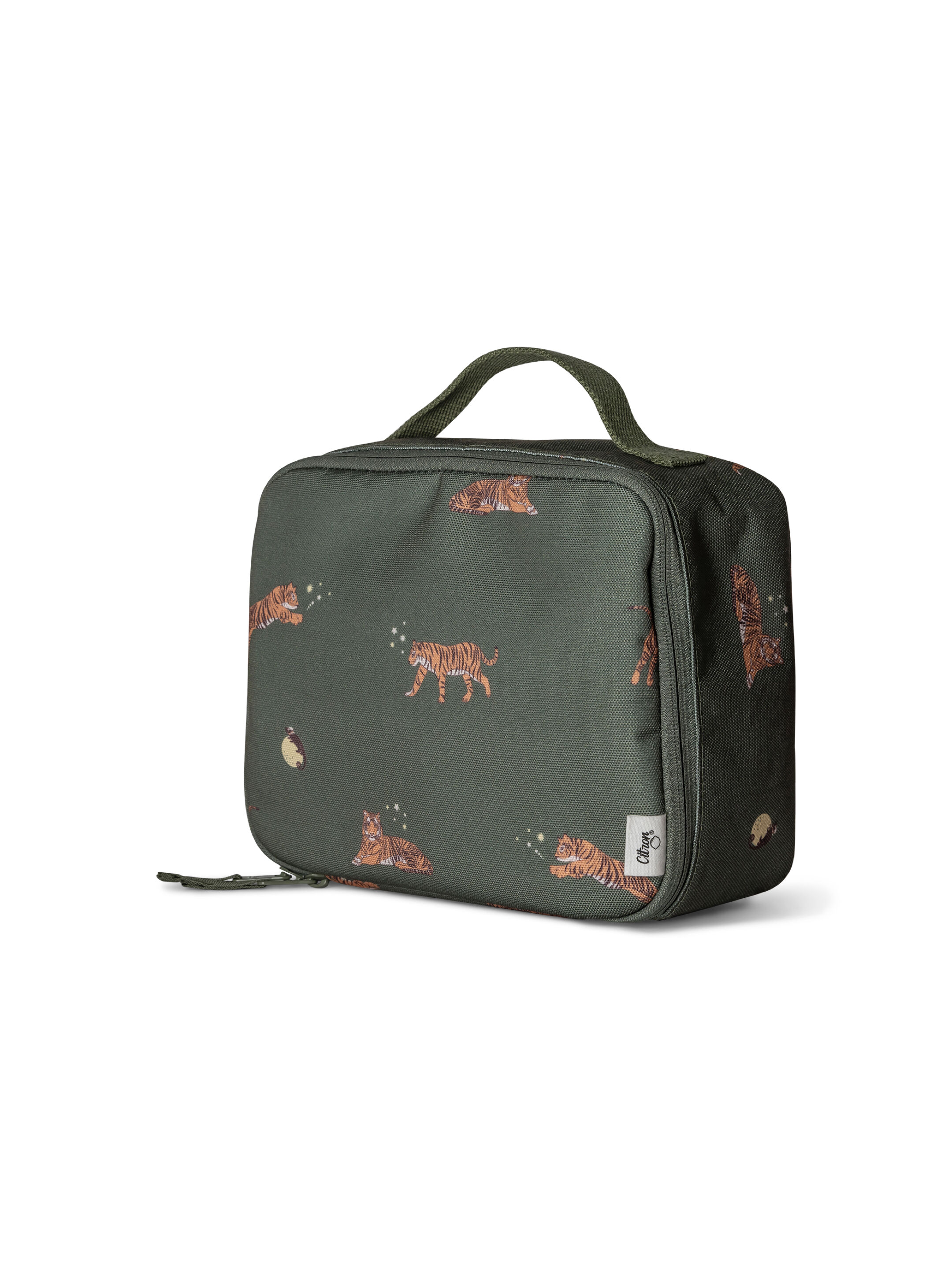 Citron Insulated Square Lunchbag Tiger image number 4