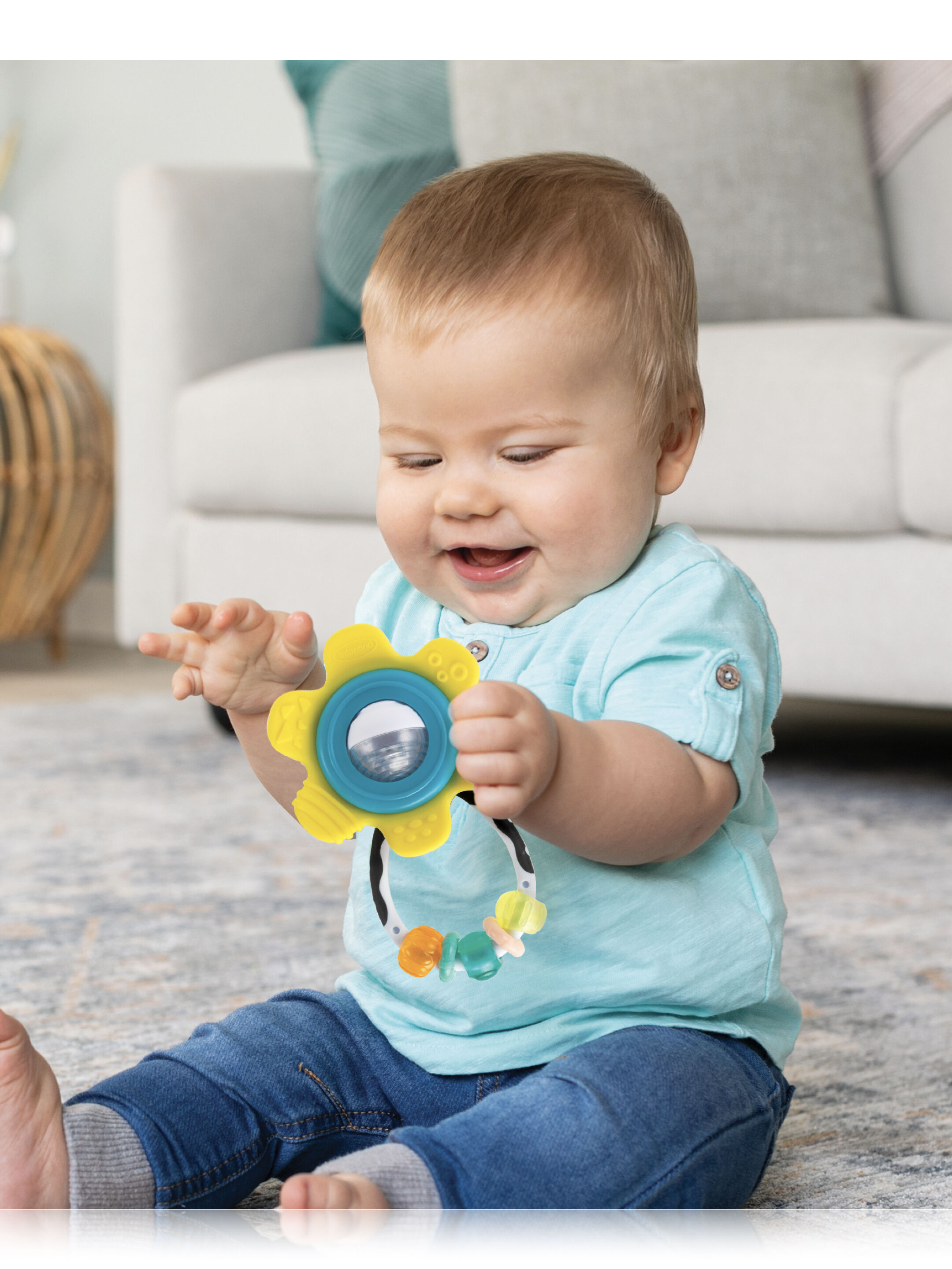 Infantino Teether & Rattles Baby Gift Set image number 2