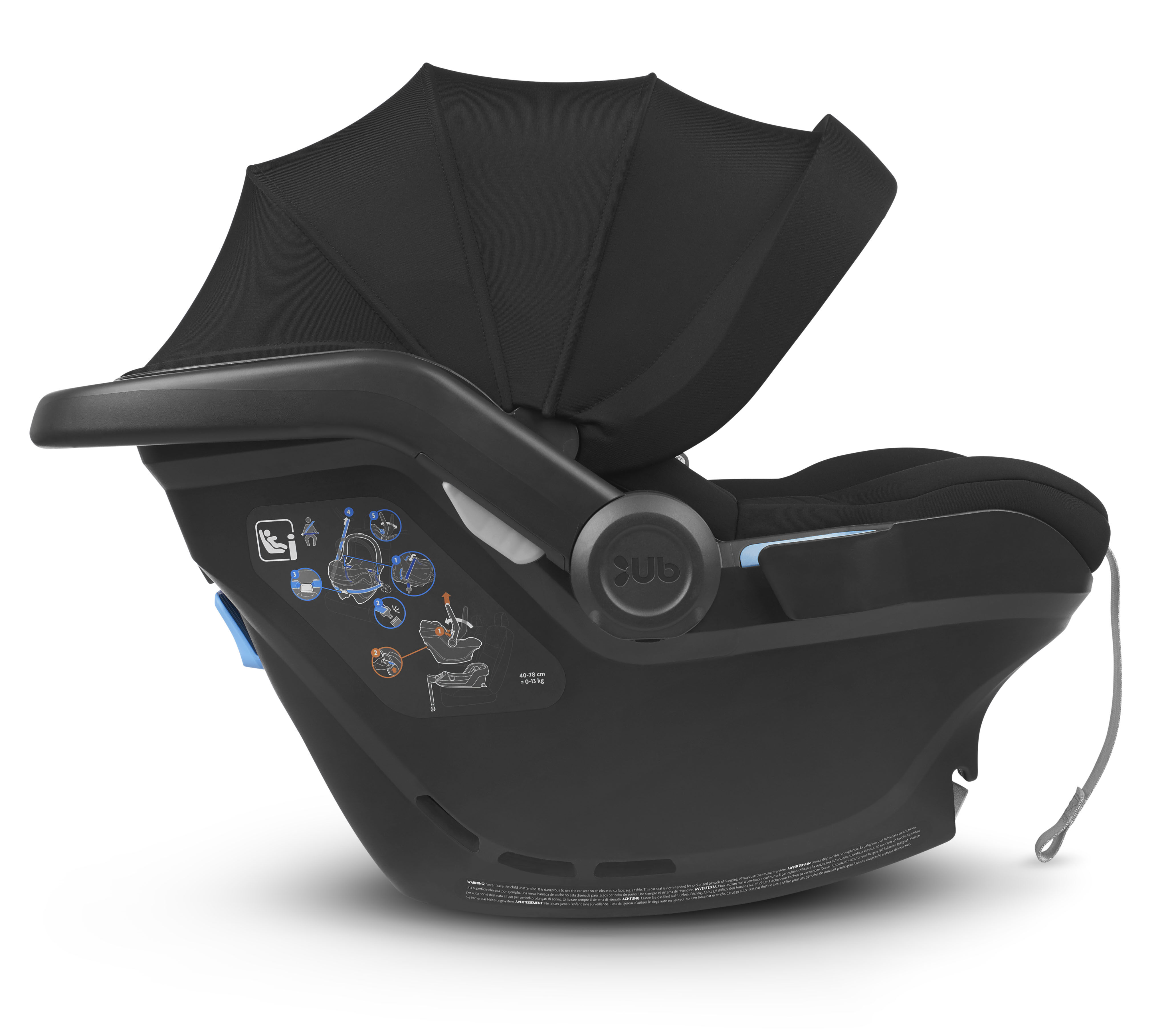 UPPAbaby Mesa I Size Infant Car Seat Jake Charcoal image number 4