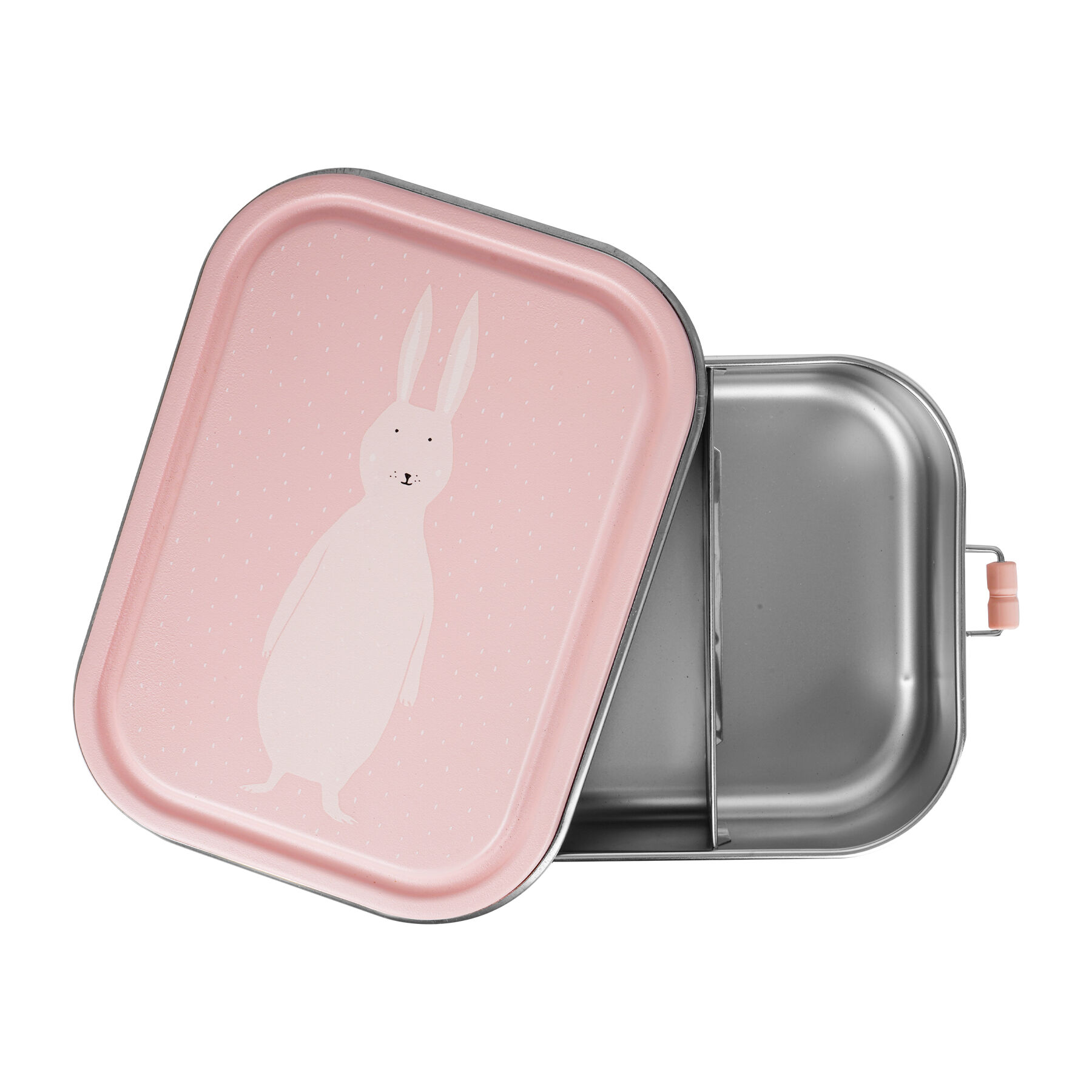 Trixie Lunch Box Large Mrs. Rabbit Stainless Steel - Pink image number 3