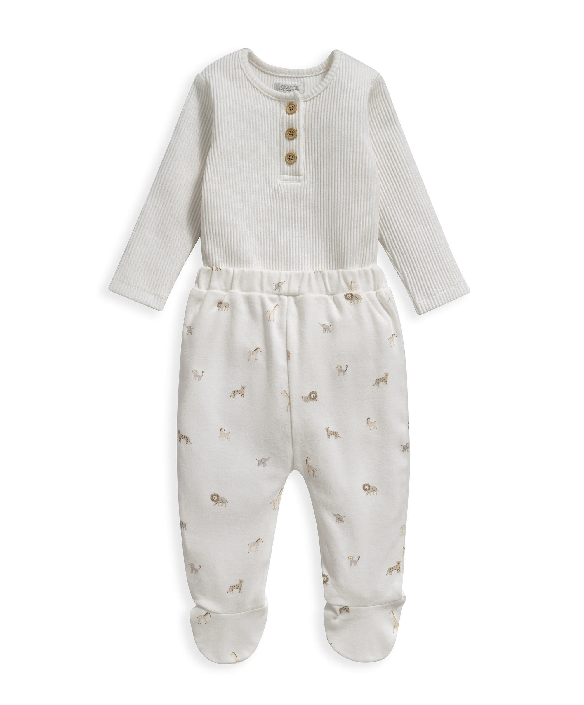 Ribbed Safari 2 Piece Set image number 1