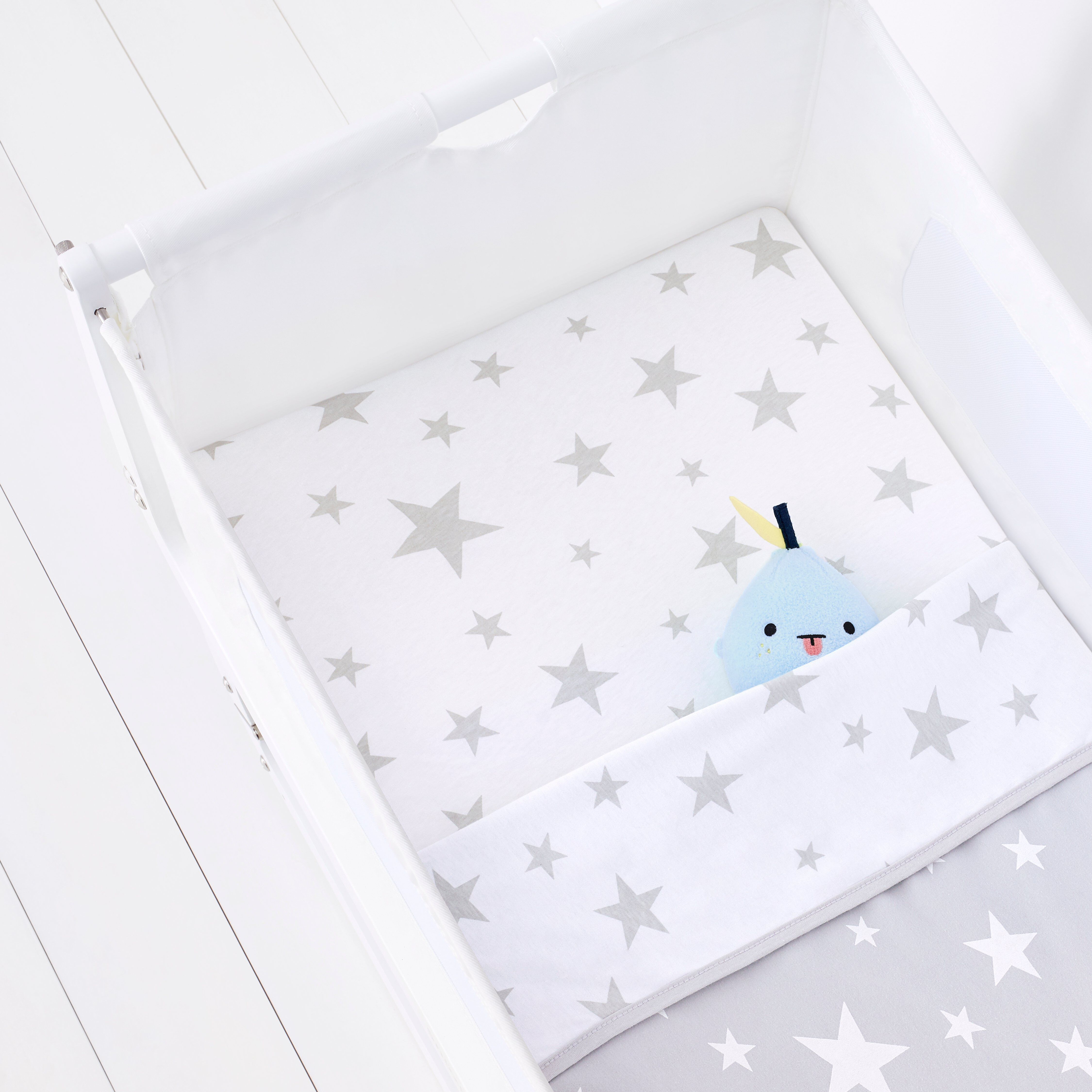 Buy Snuz 3pc Crib Bedding Set Stars Bedding Blankets Pillows Mamas Papas Qatar
