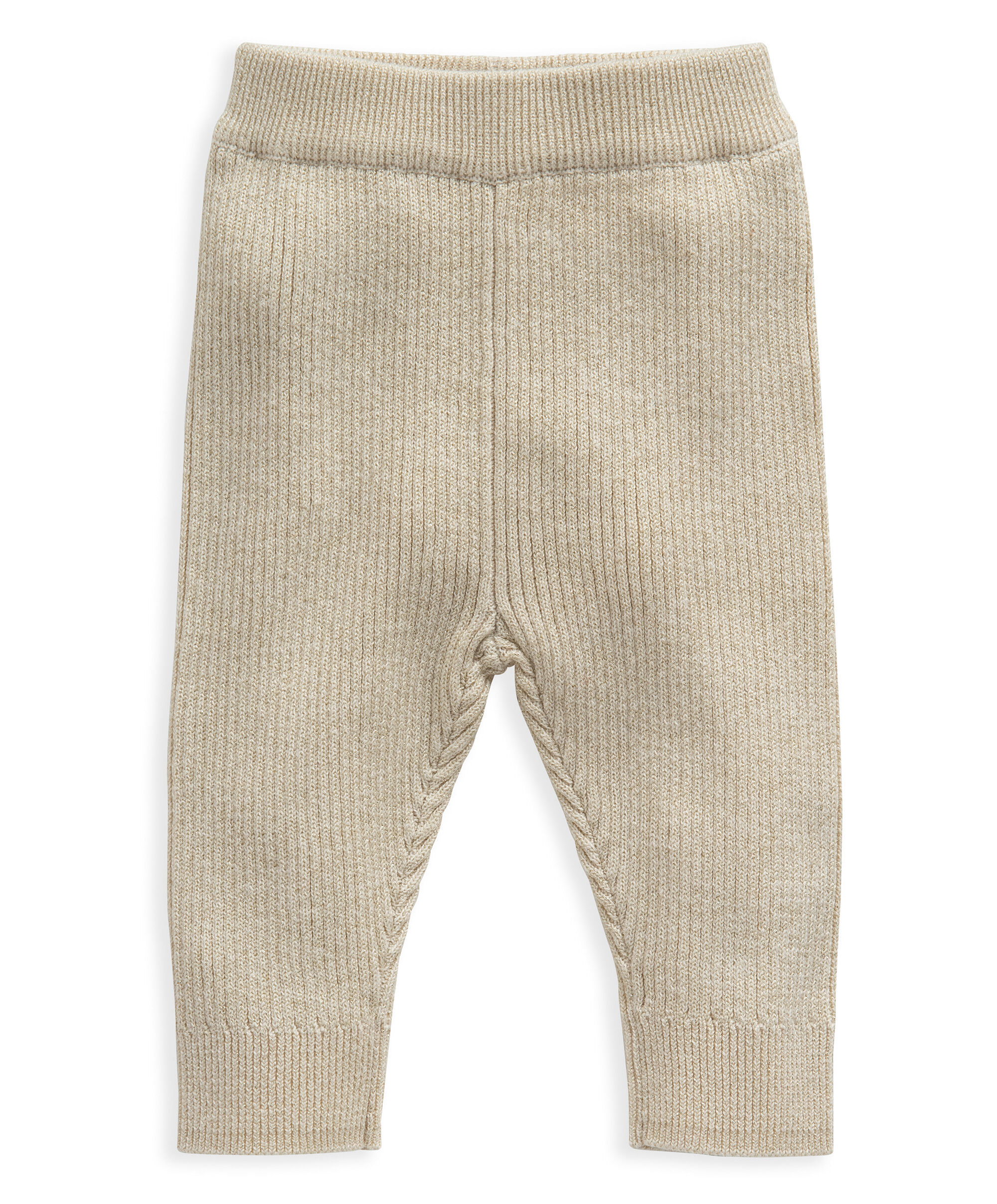 Buy Gold Rib Knit Leggings Bottoms Mamas Papas Qatar