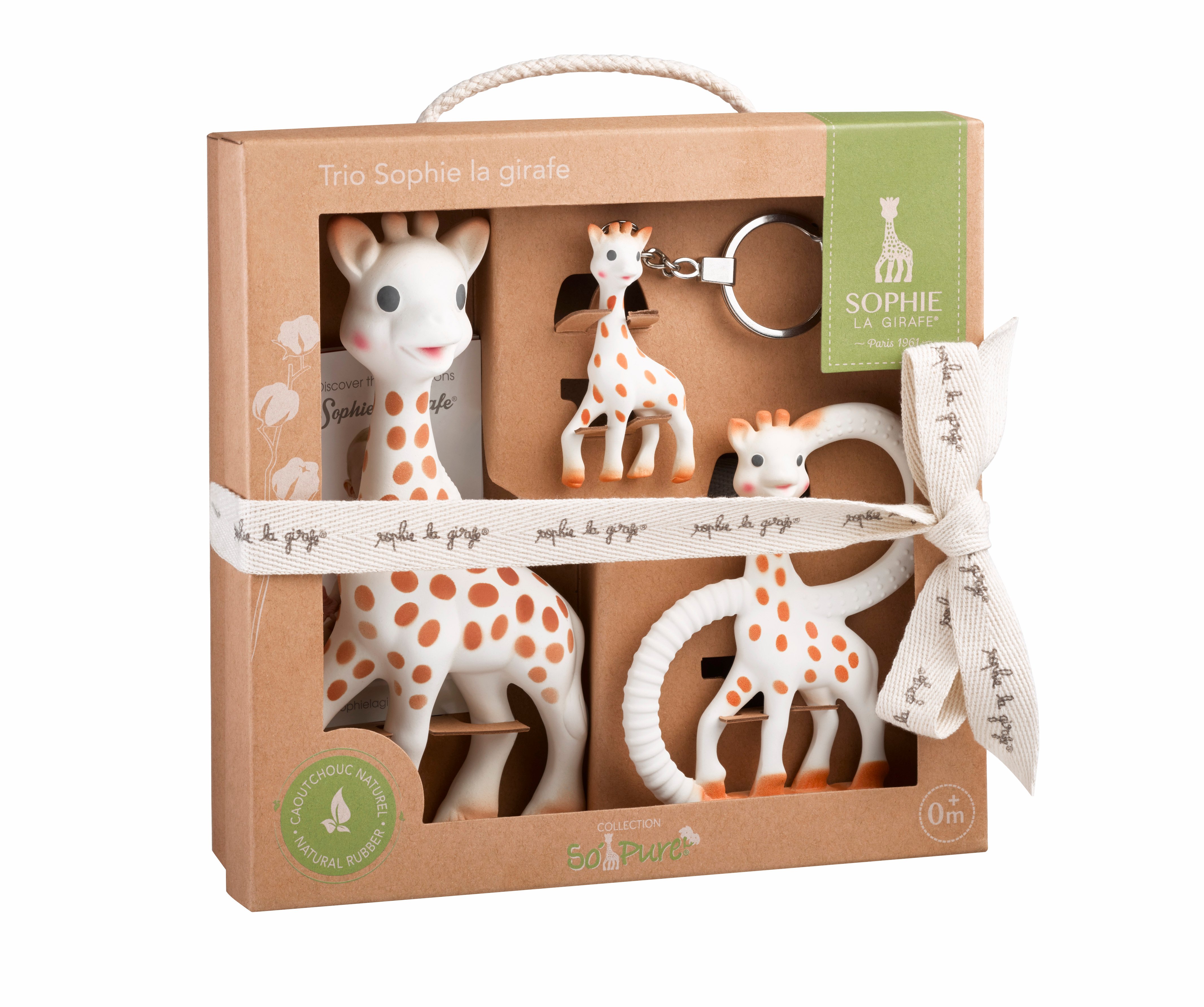 Buy Sophie la girafe So'Pure Trio Sophie La Girafe - Soothers & Teethers |  Mamas & Papas Qatar