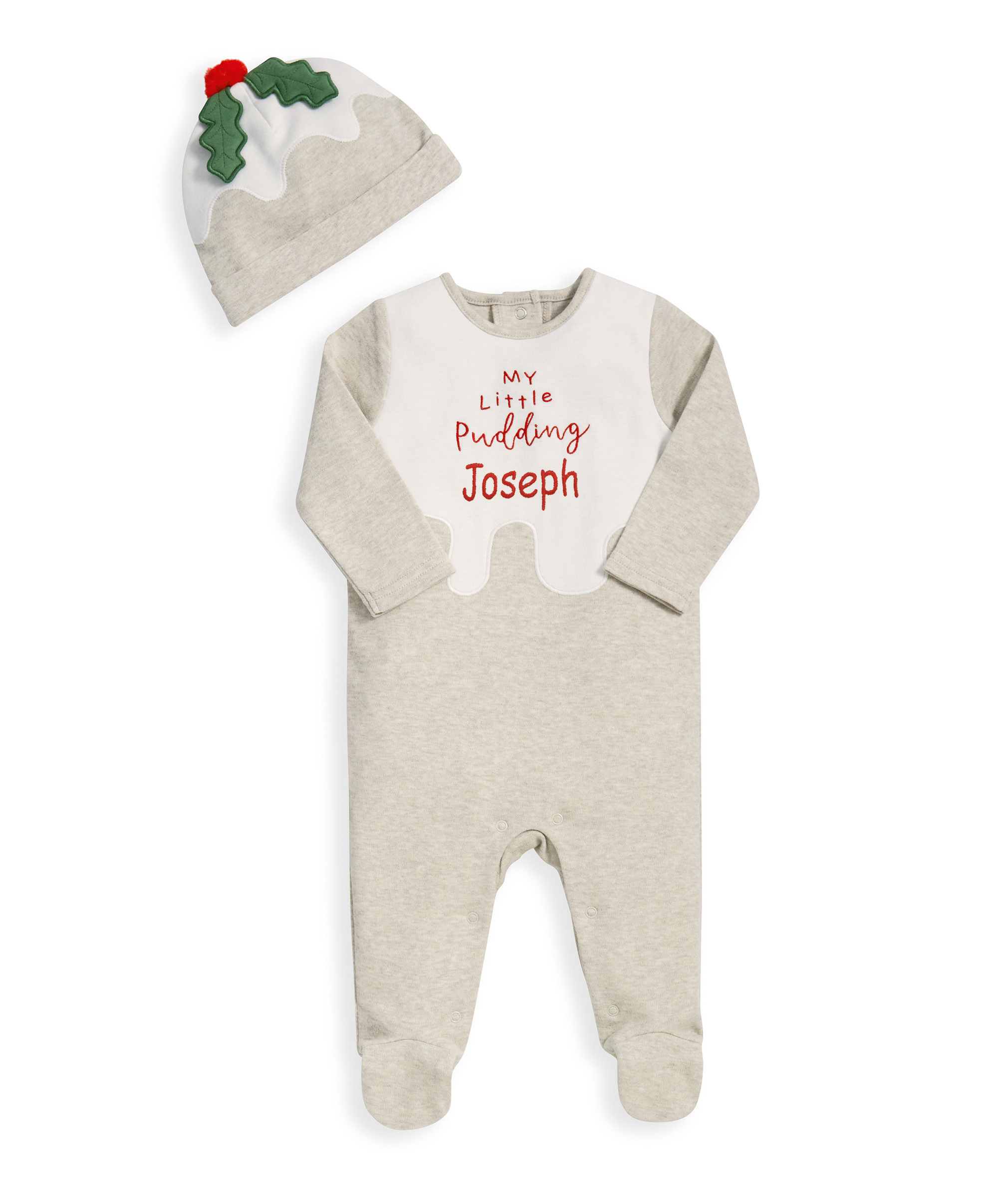 Christmas discount pudding sleepsuit