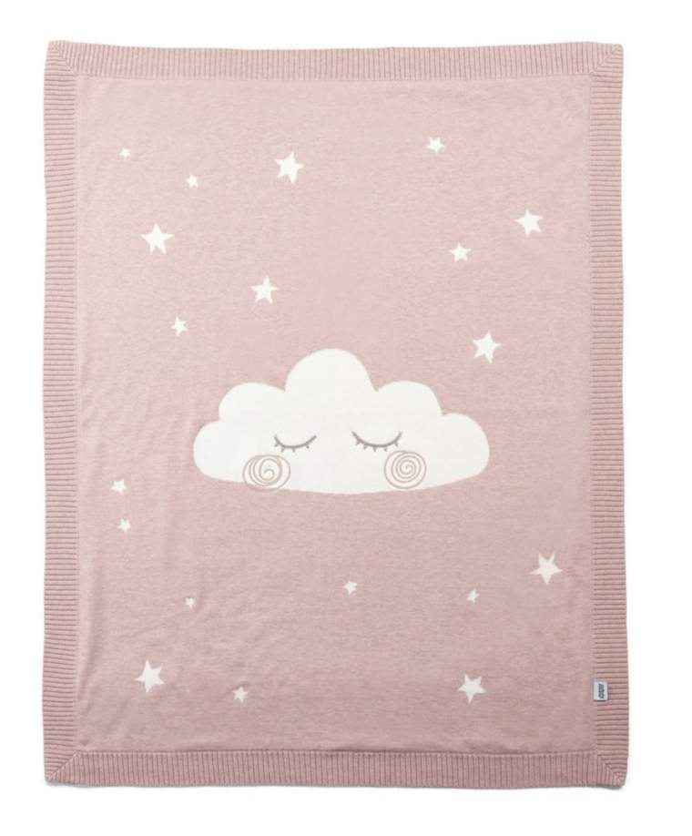 Mamas and papas pink blanket on sale