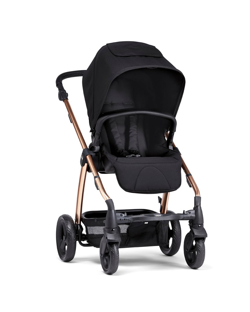 Mamas and papas black and gold pram discount