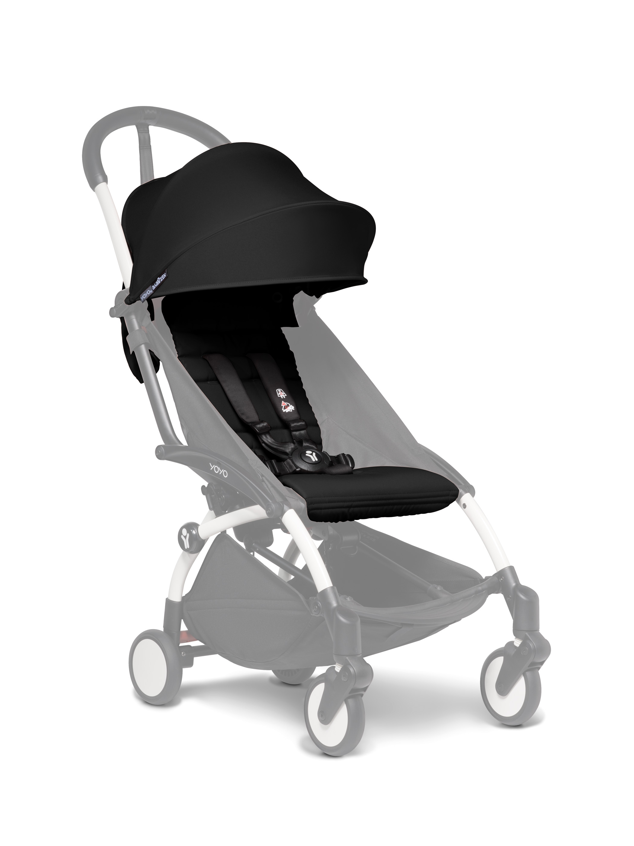 Babyzen Yoyo 0+/6+ Complete Stroller - White/Black